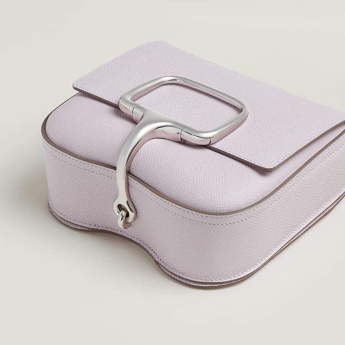Mauve Pâle Hermès Della Cavalleria Mini Bag II