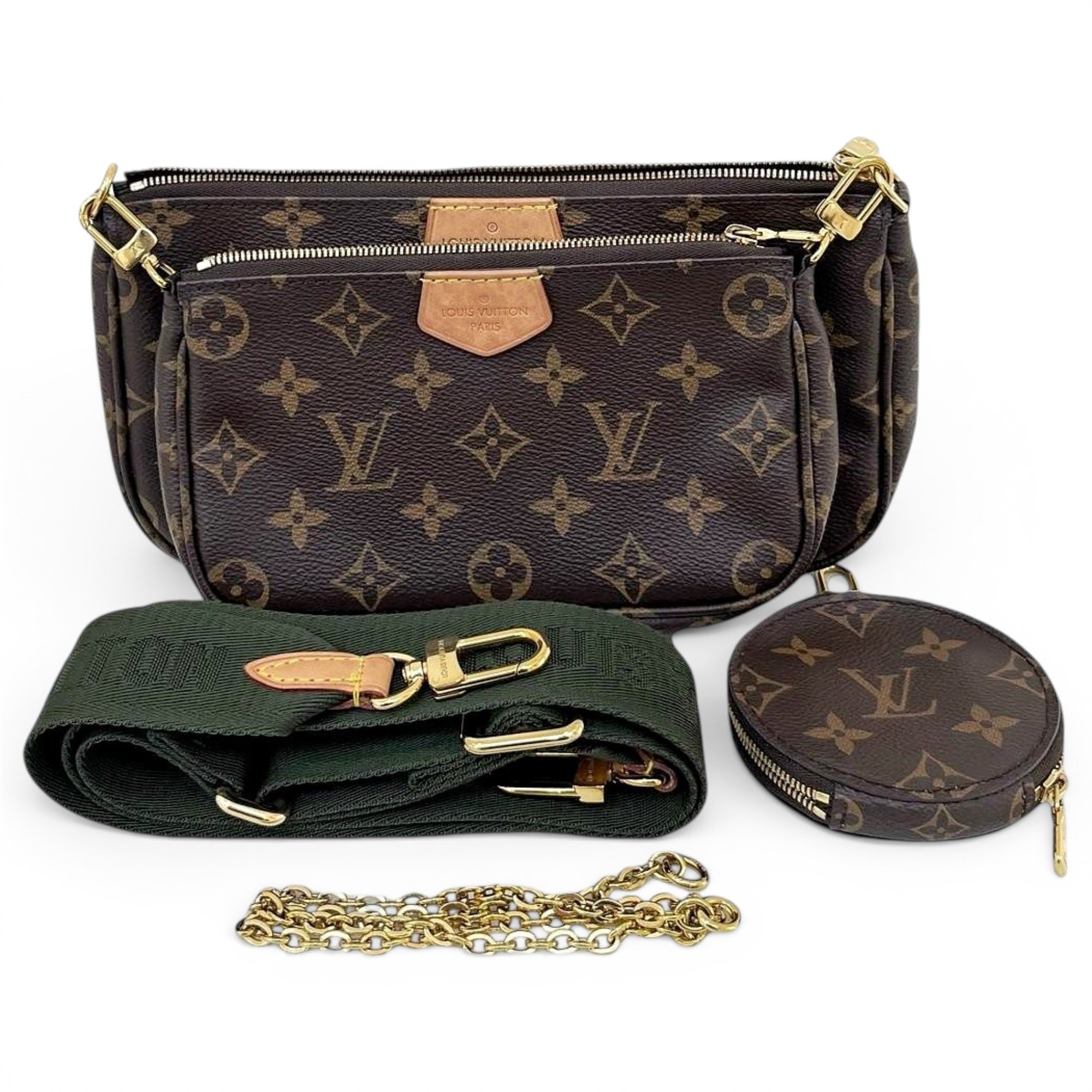 Multi Pochette Accessoires leather handbag