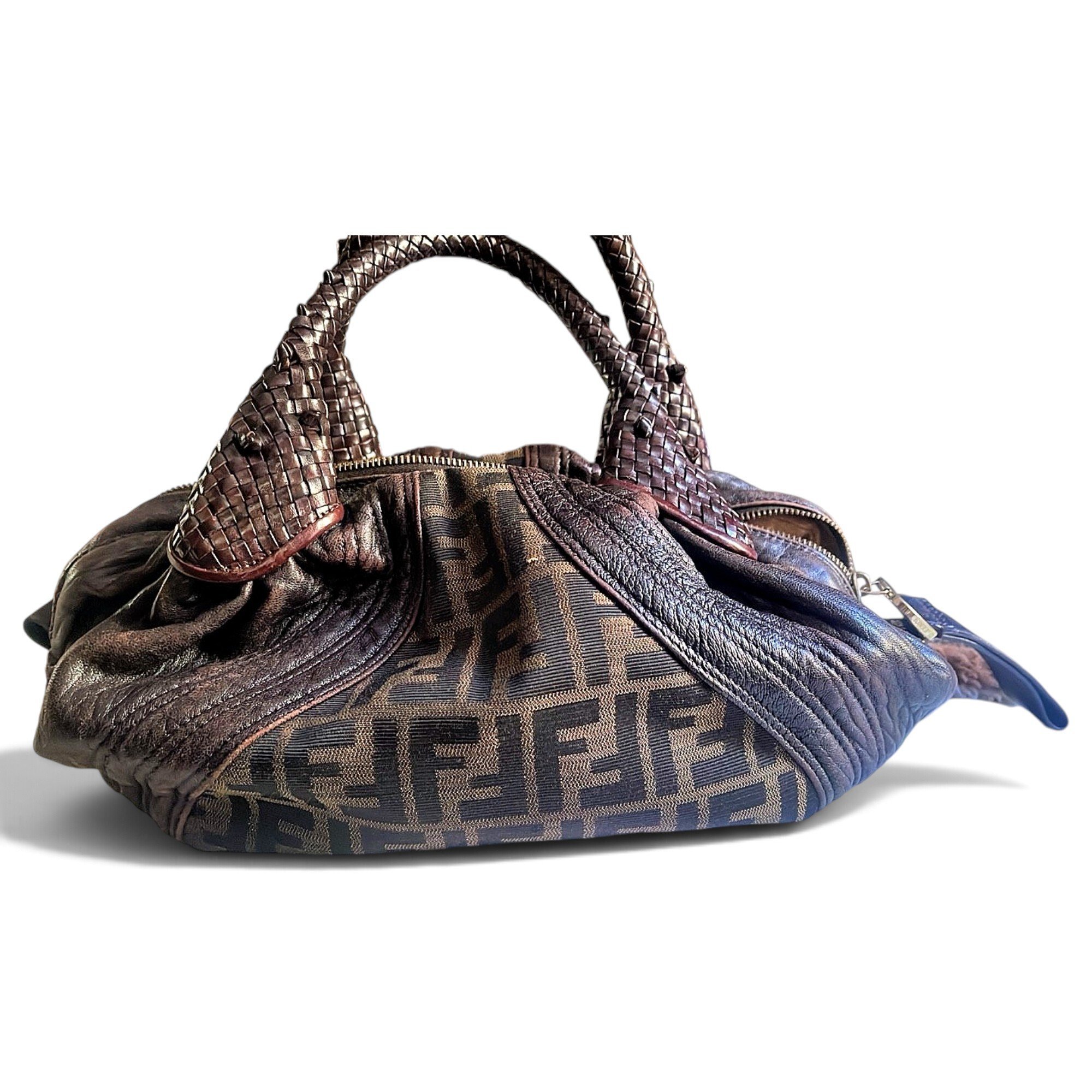 Spy leather handbag