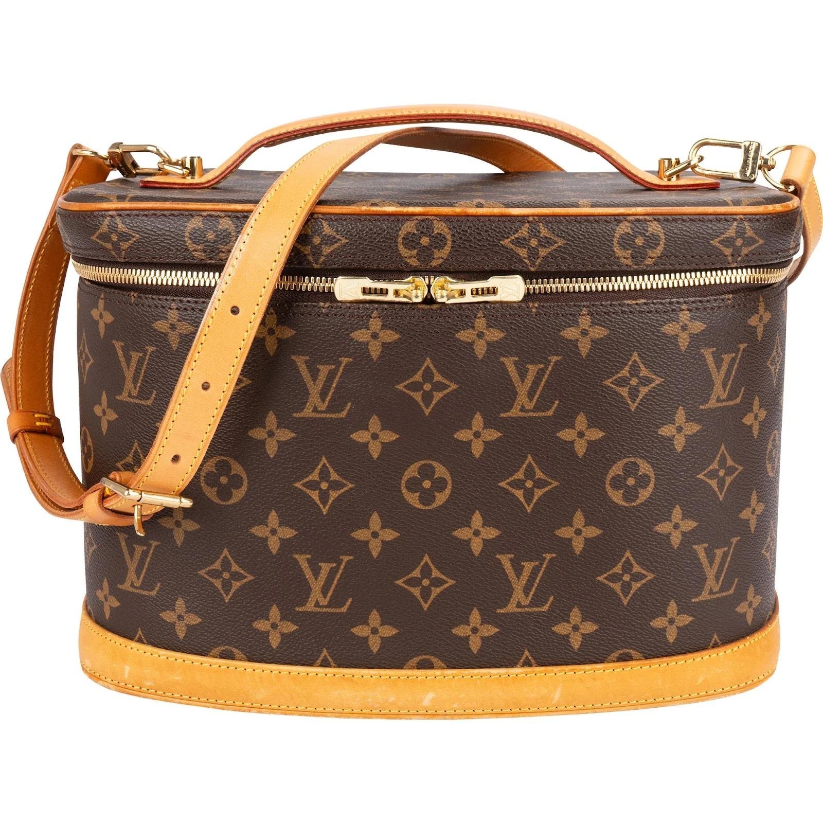 Vanity leather handbag