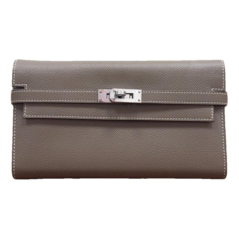Kelly to go leather clutch bag