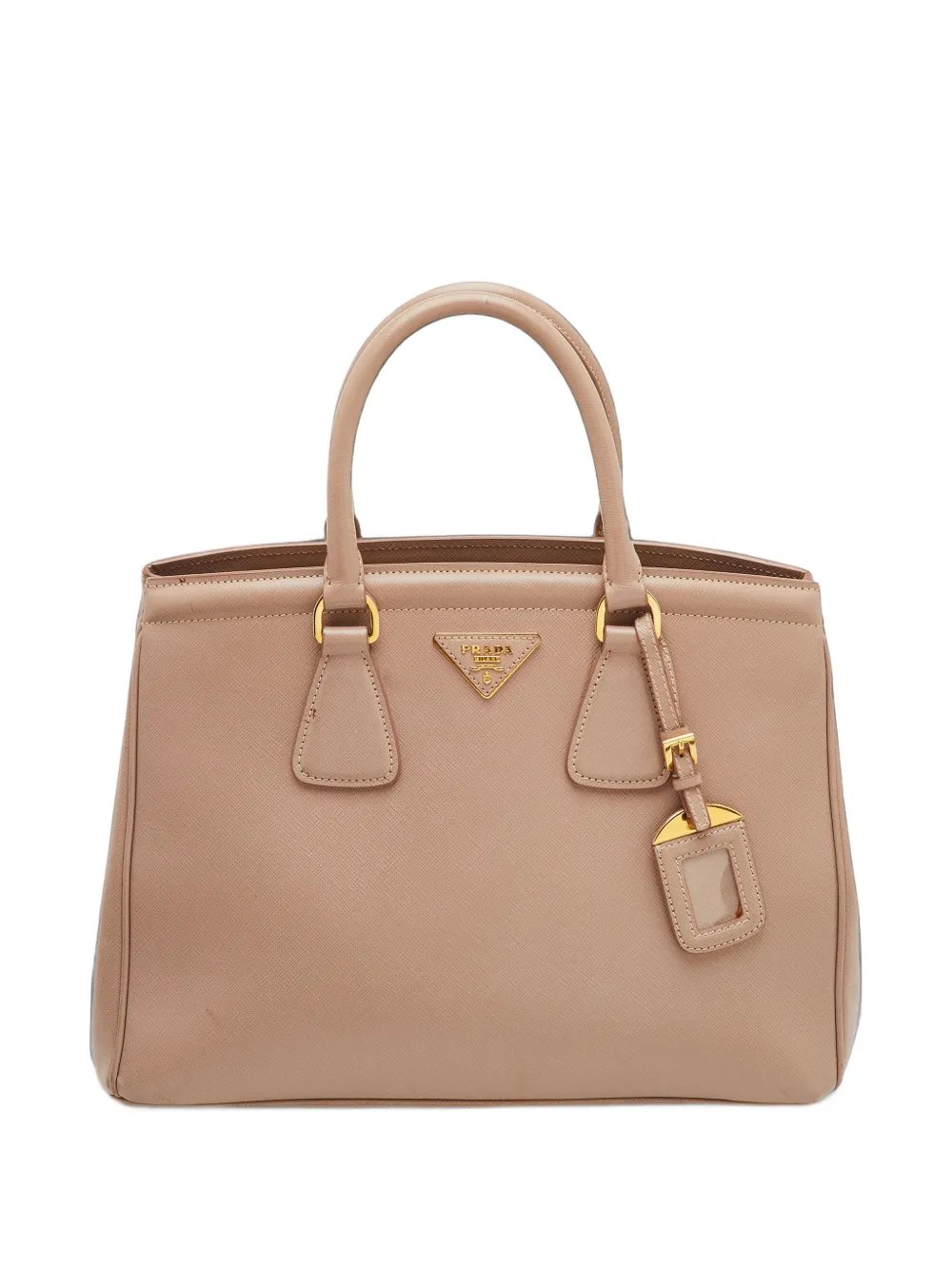 Prada Parabole logo-plaque tote bag