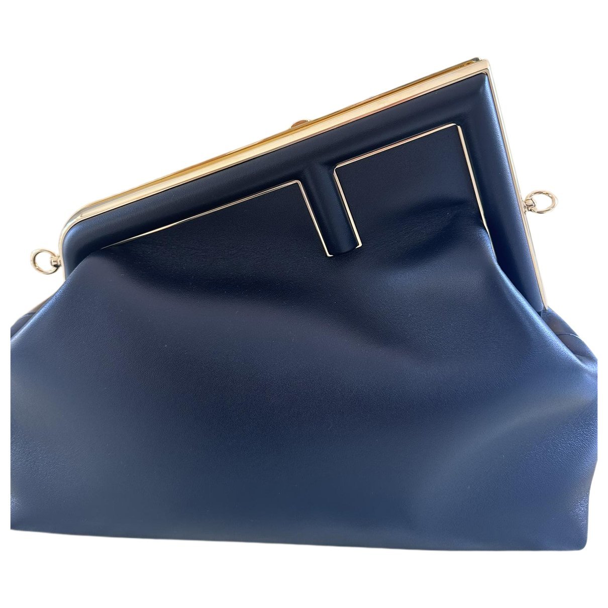 First leather handbag
