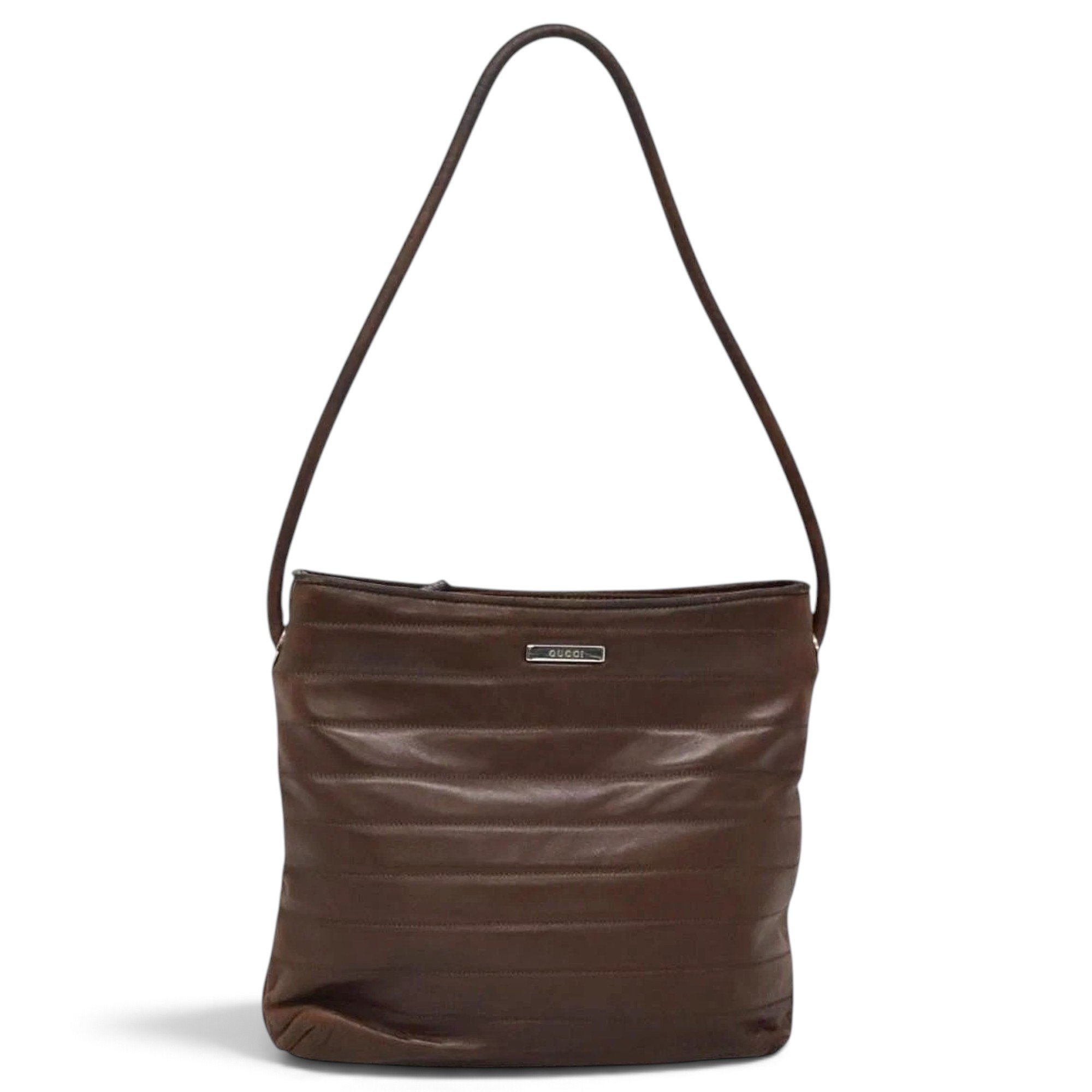 Leather tote