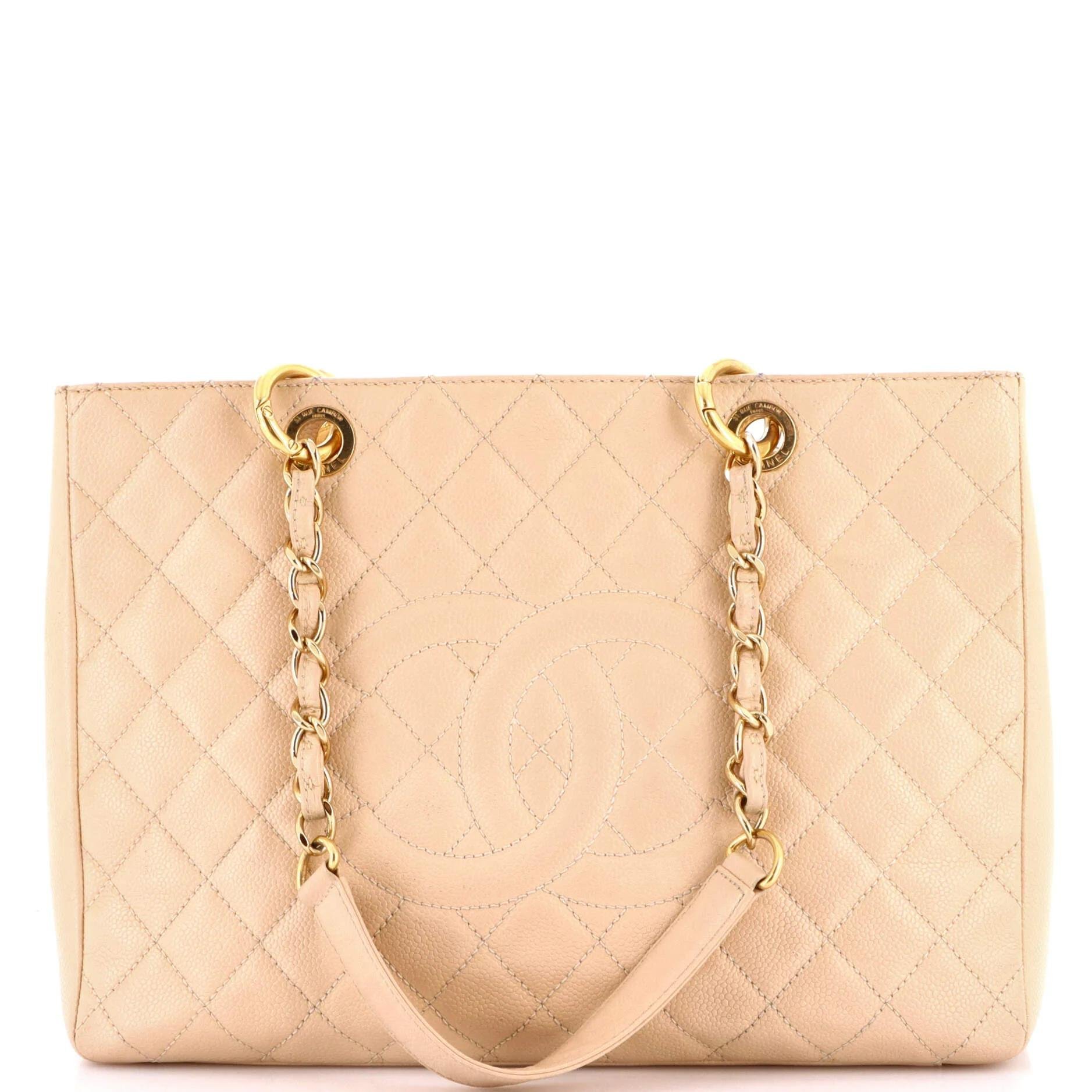 Classic CC Shopping leather tote