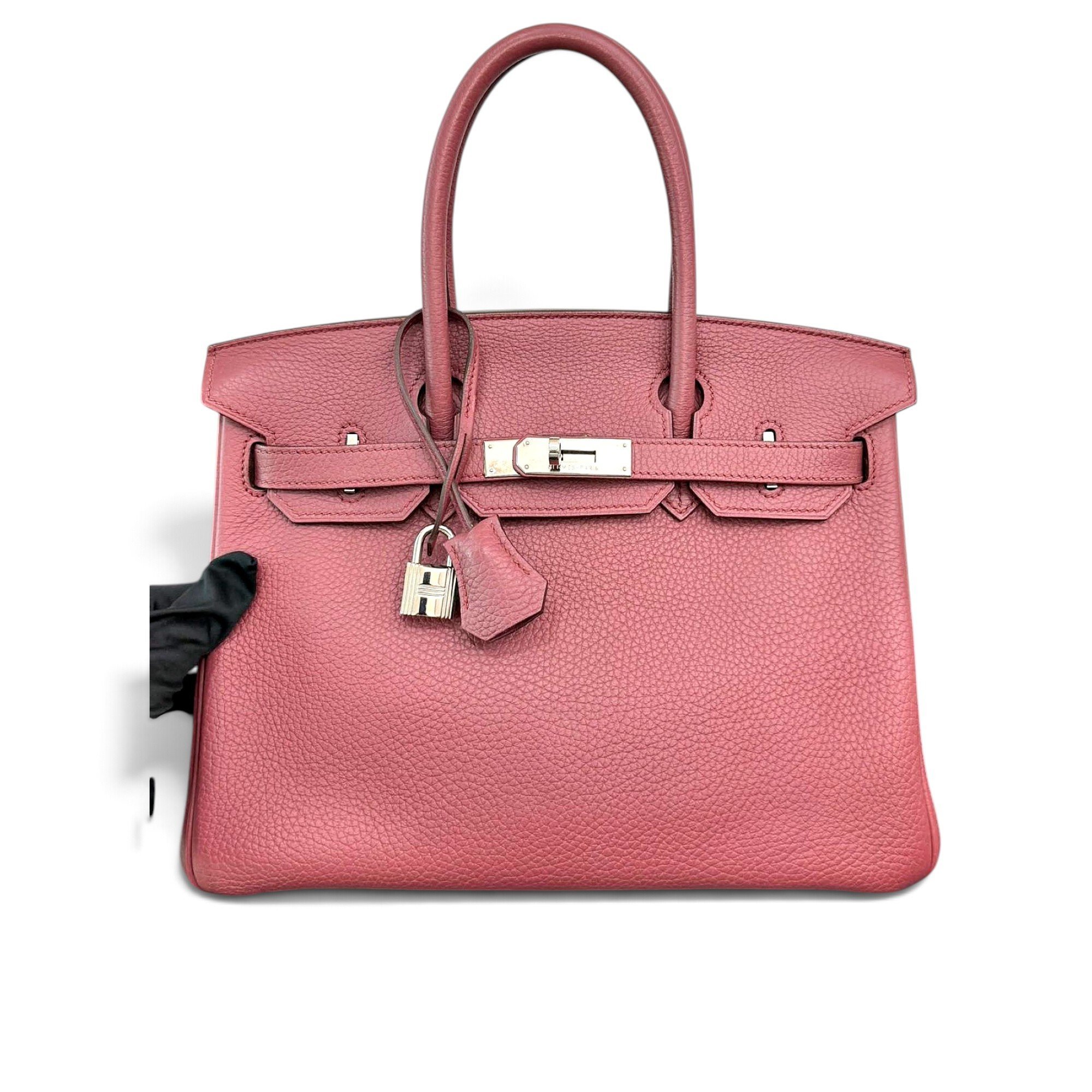 Birkin 30 leather handbag