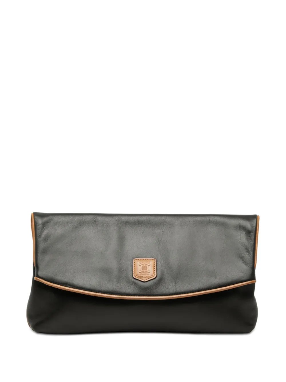 2005 Leather Triomphe Foldover clutch bag