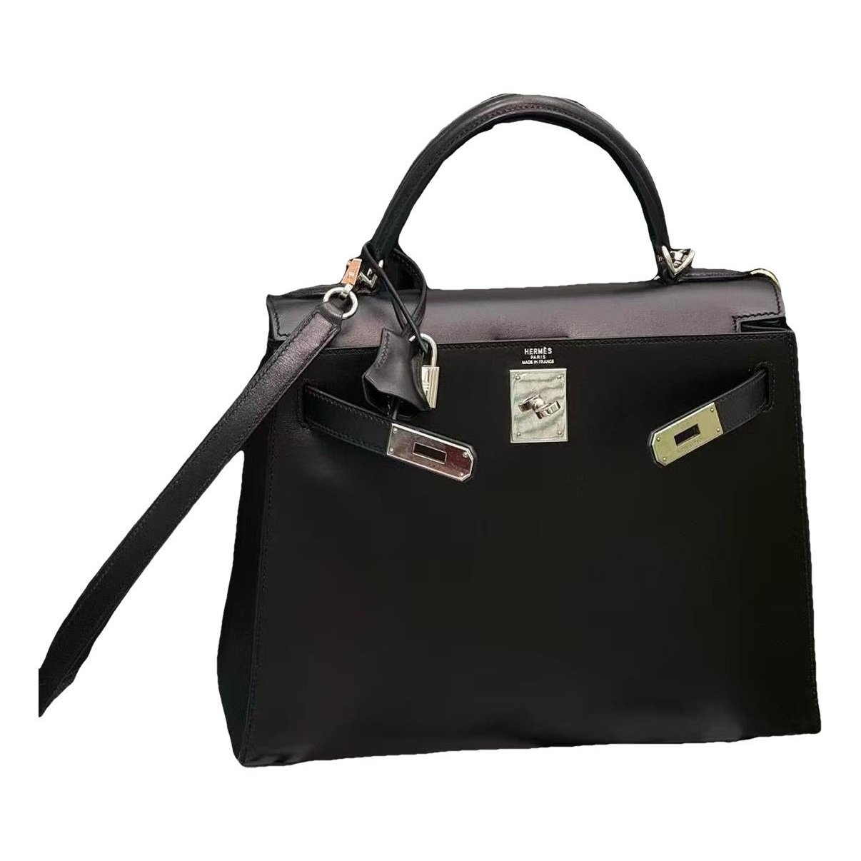 Kelly 28 leather handbag