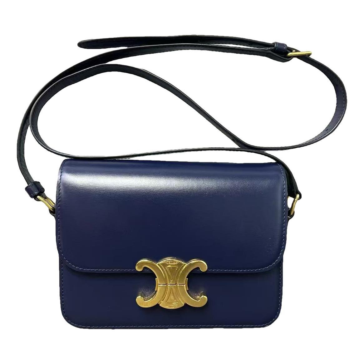 Triomphe leather handbag