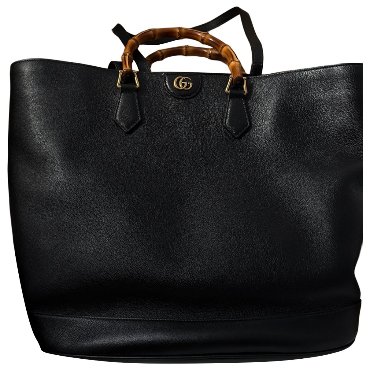 Diana Bamboo leather tote