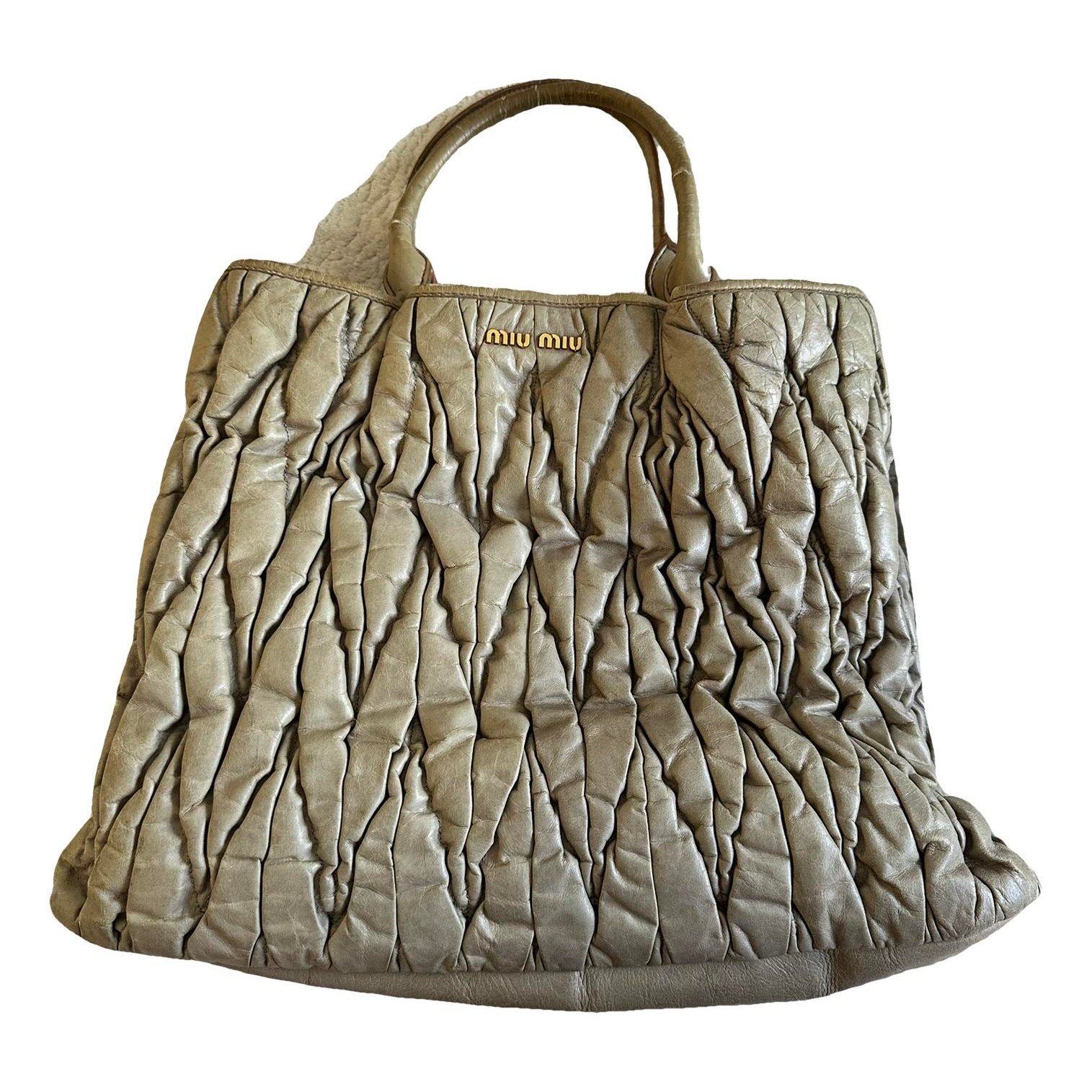 Vitello leather tote