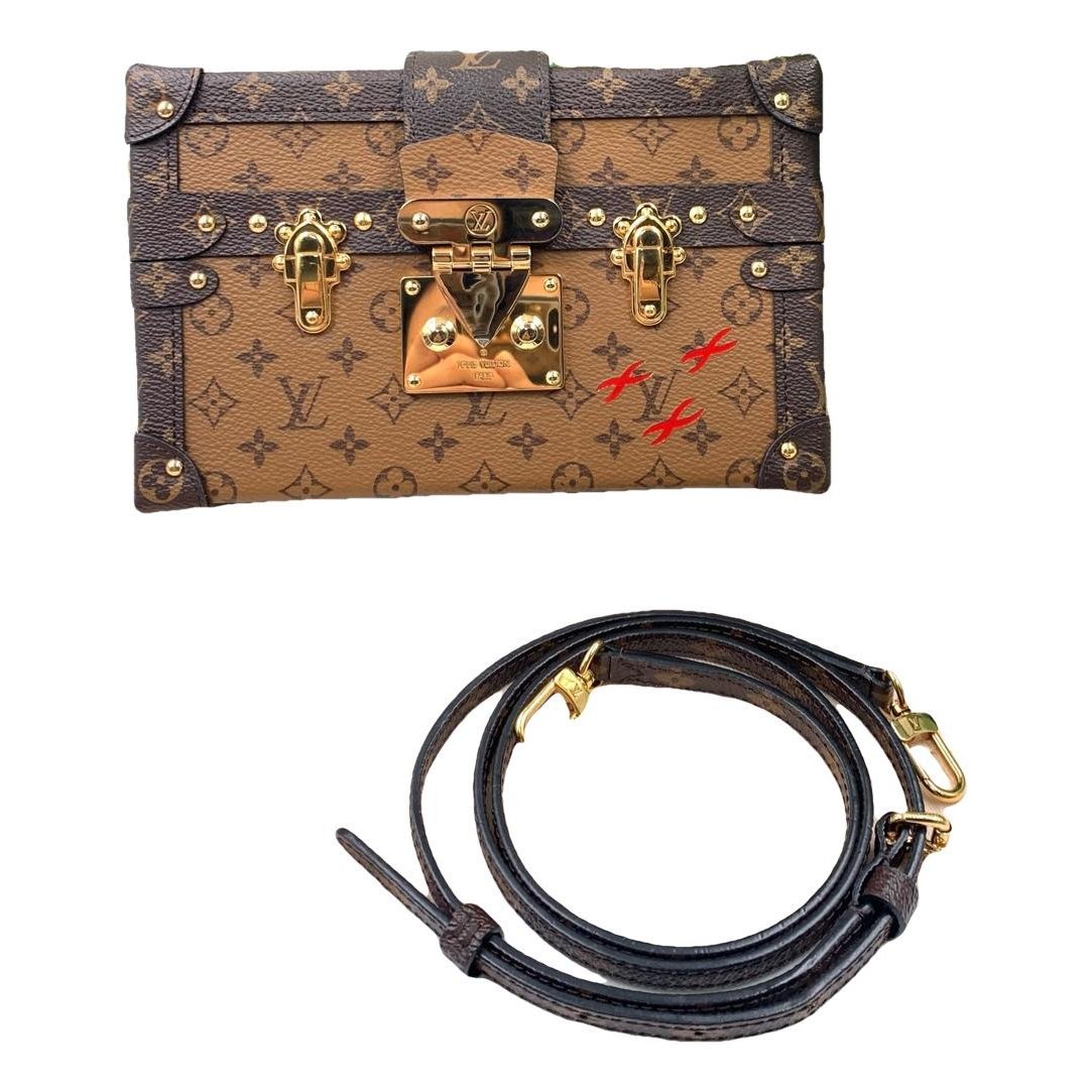 Louis Vuitton Petite Malle leather handbag