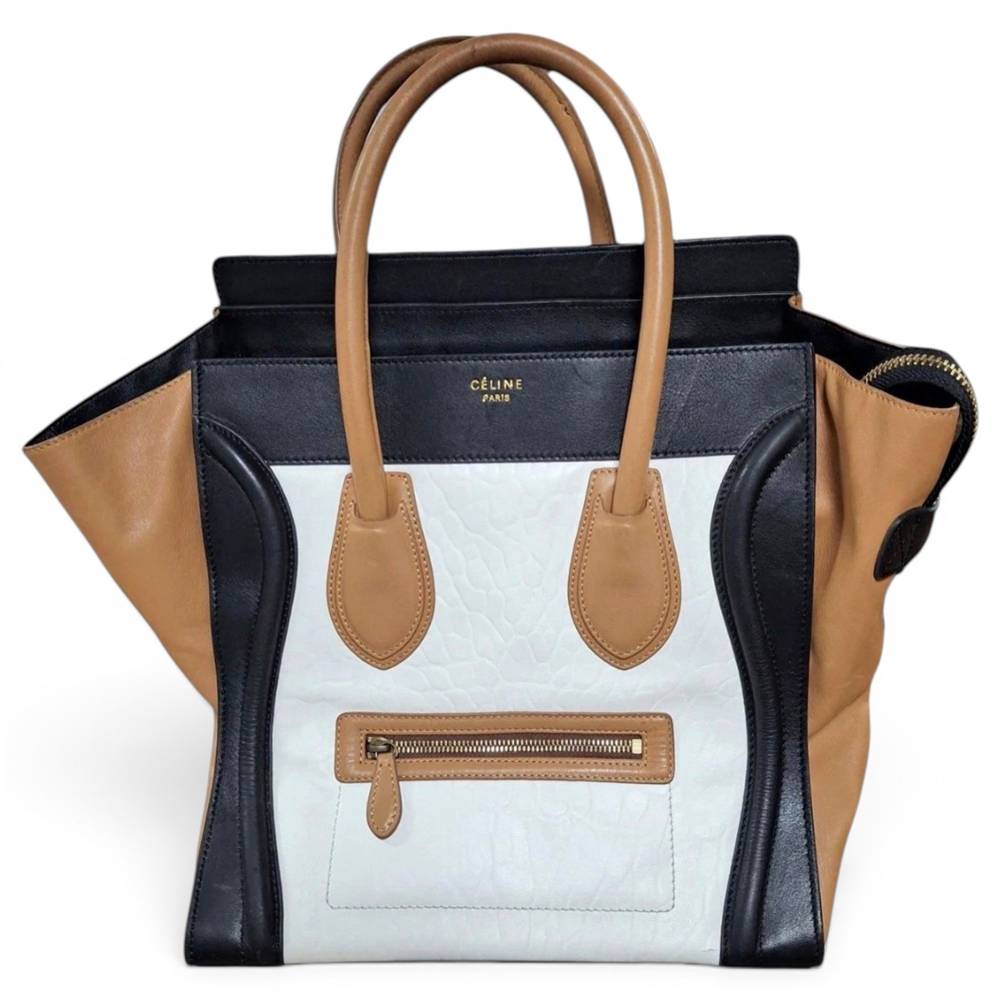 Luggage leather handbag