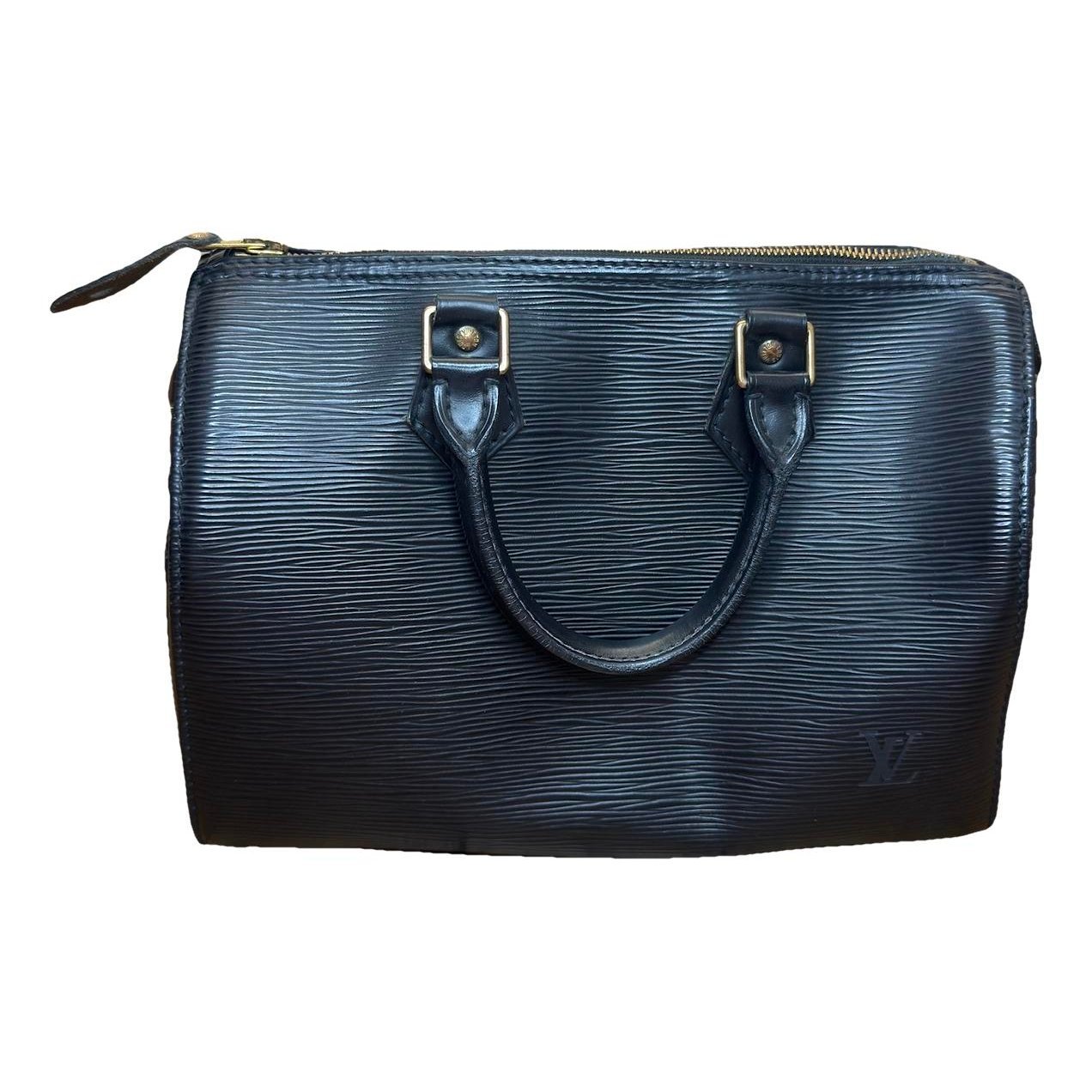 Speedy leather handbag