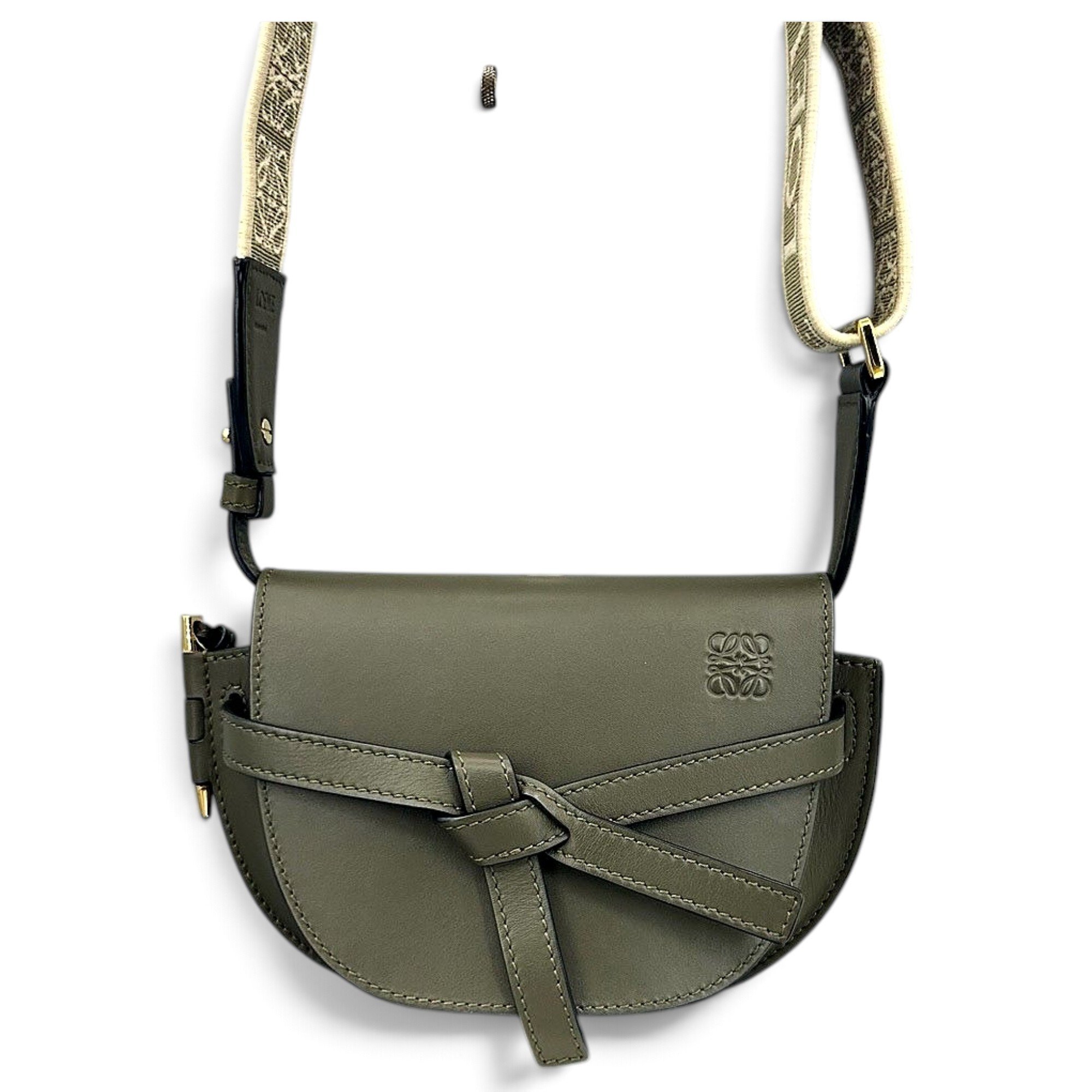Gate leather crossbody bag