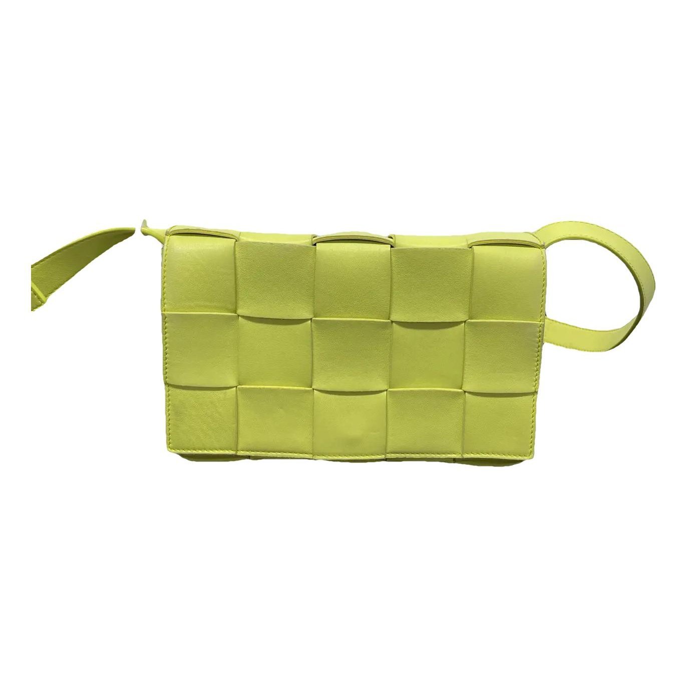 Cassette leather handbag