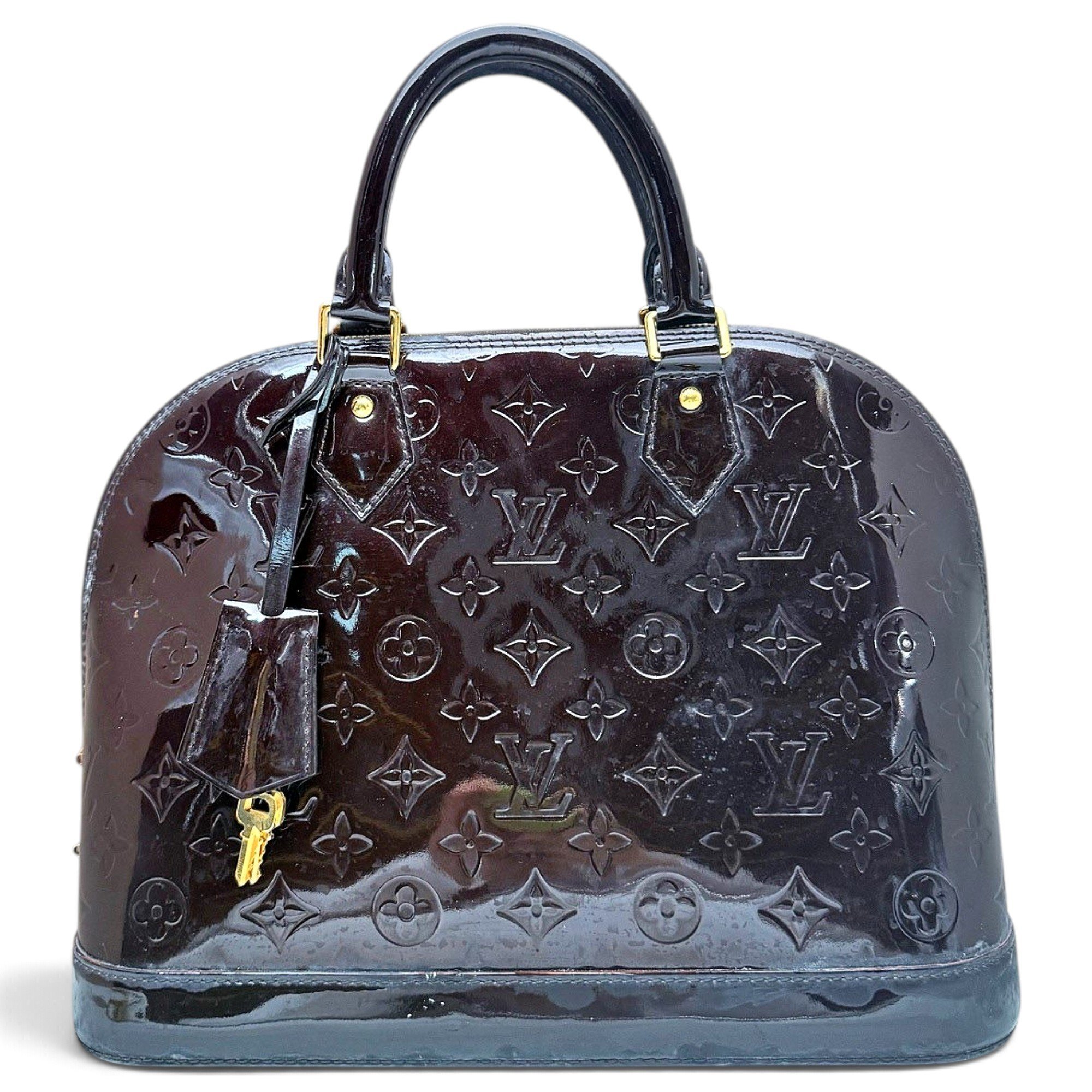 Alma BB patent leather handbag