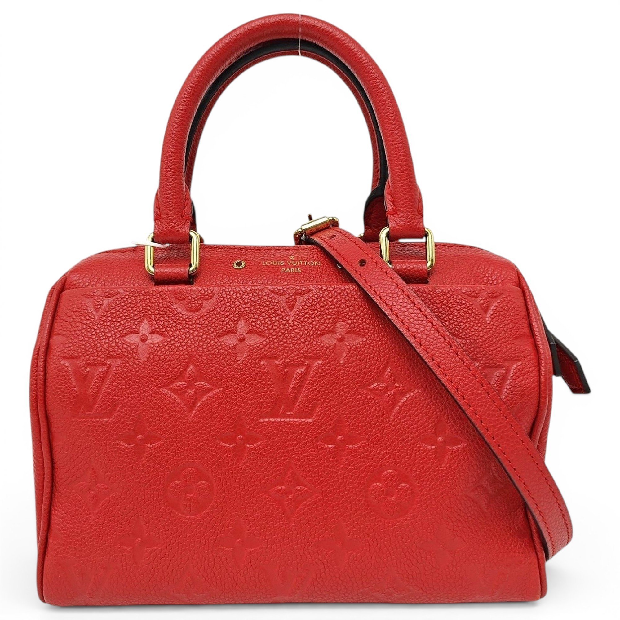 Louis Vuitton Nano Speedy / Mini HL leather handbag