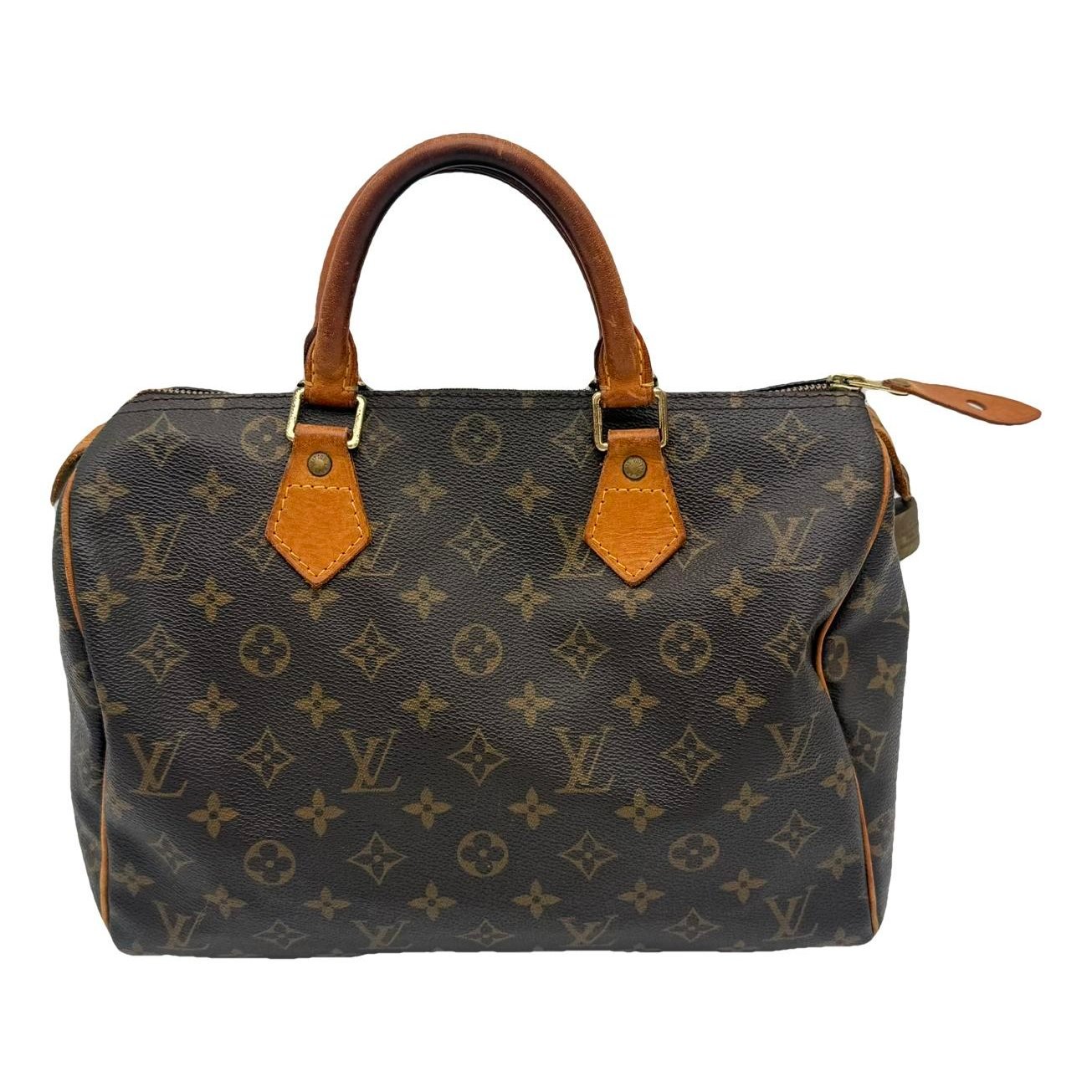 Speedy leather handbag