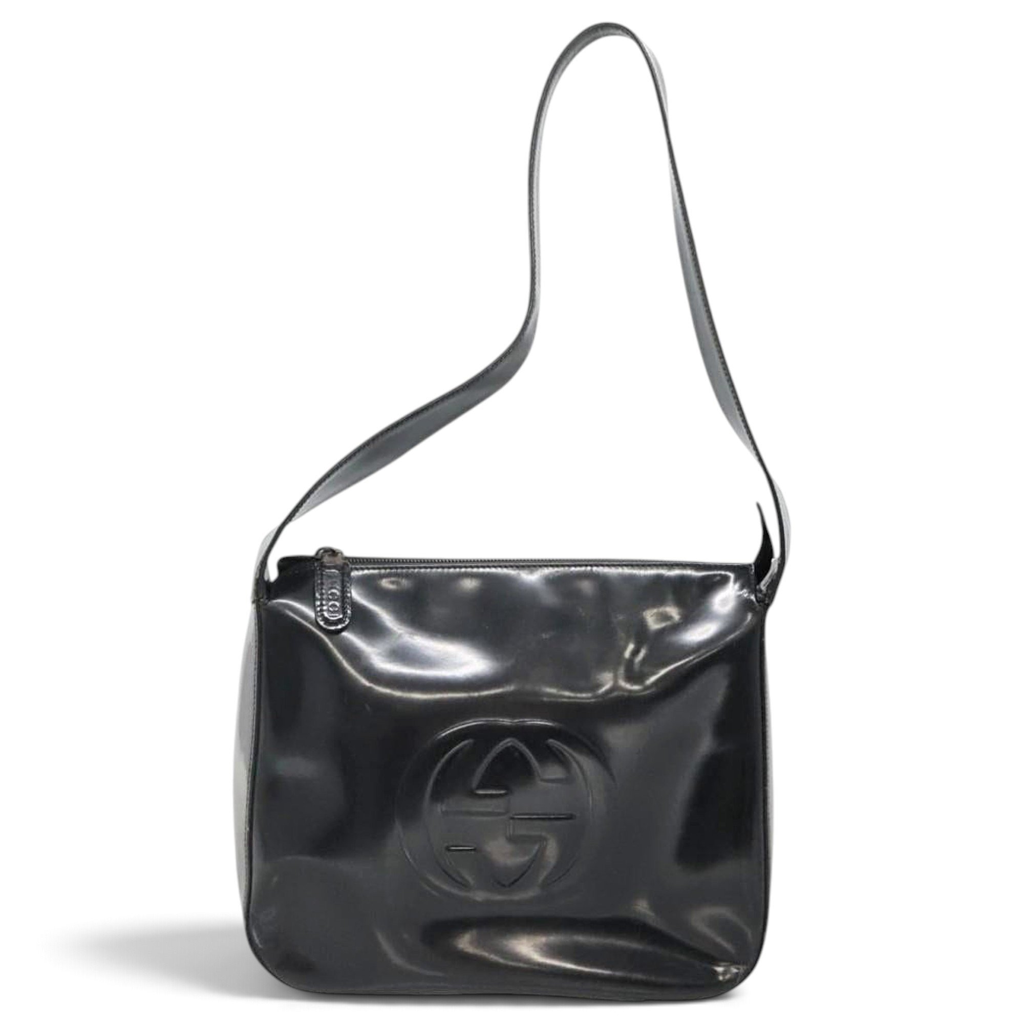 Soho patent leather handbag
