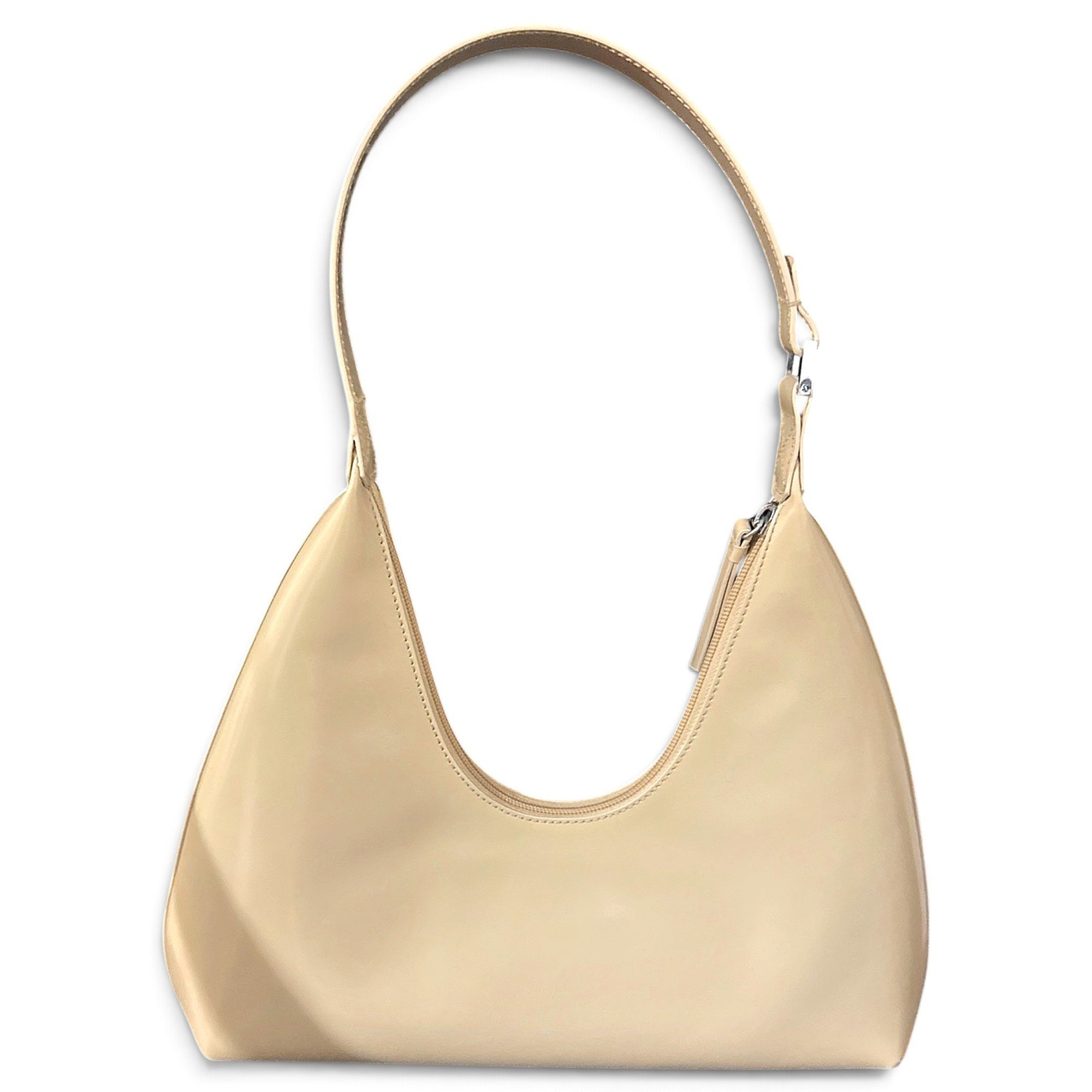 Amber leather handbag