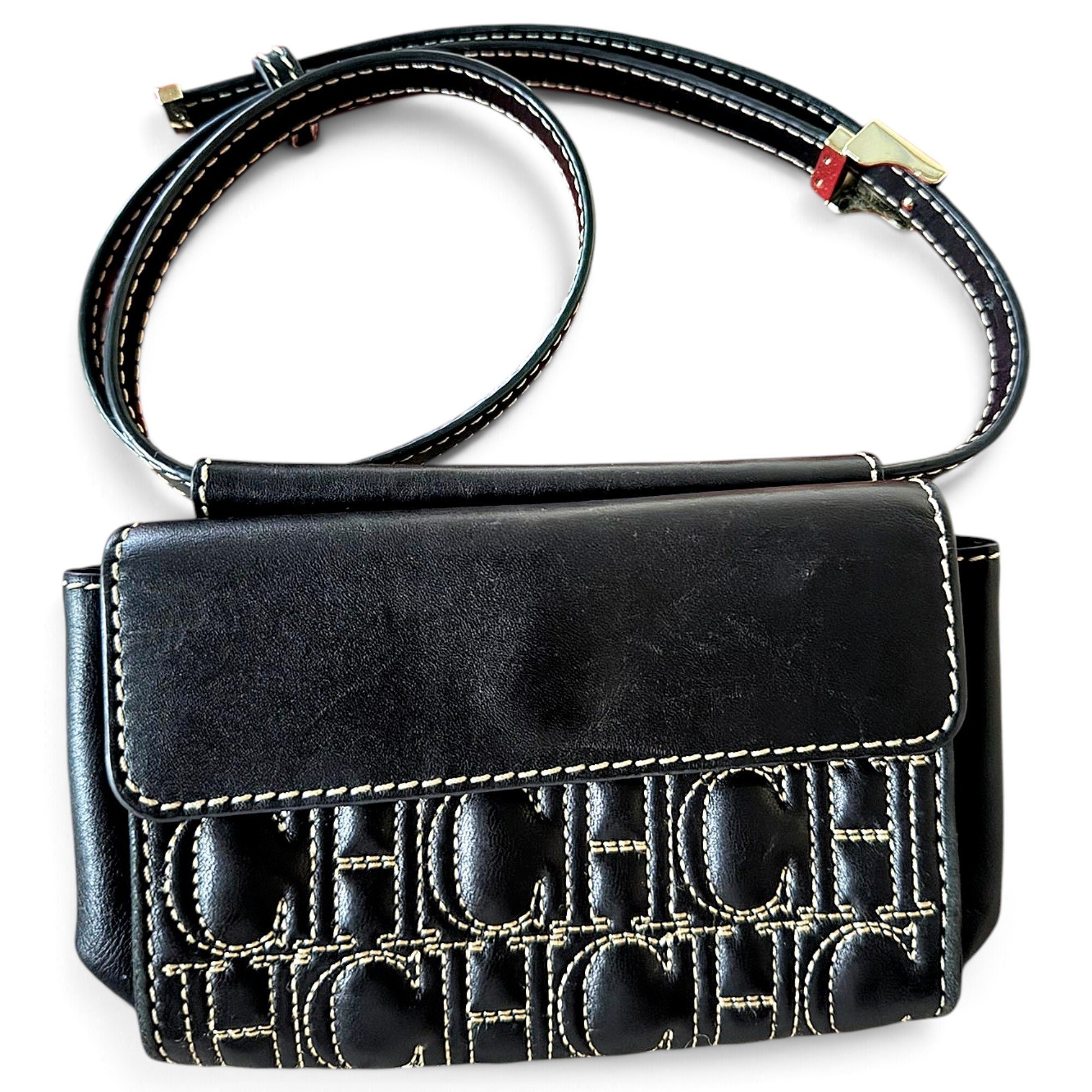Carolina Herrera Leather clutch bag
