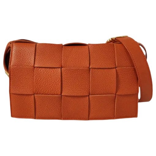 Brick Cassette leather handbag