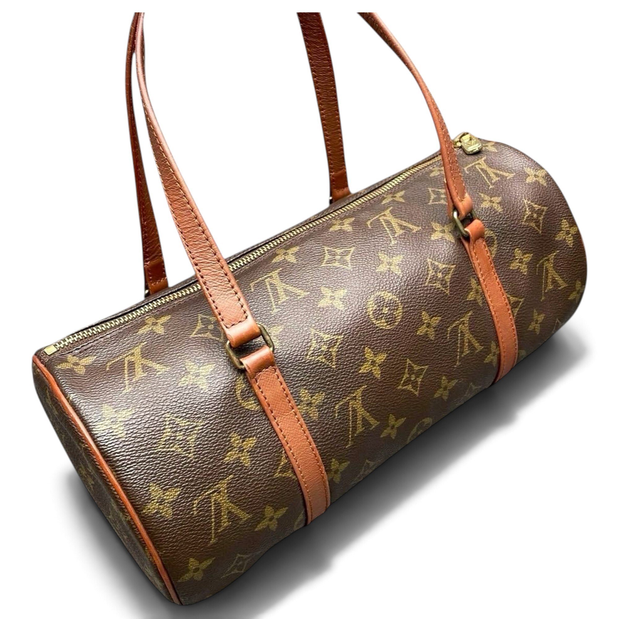 Papillon leather handbag