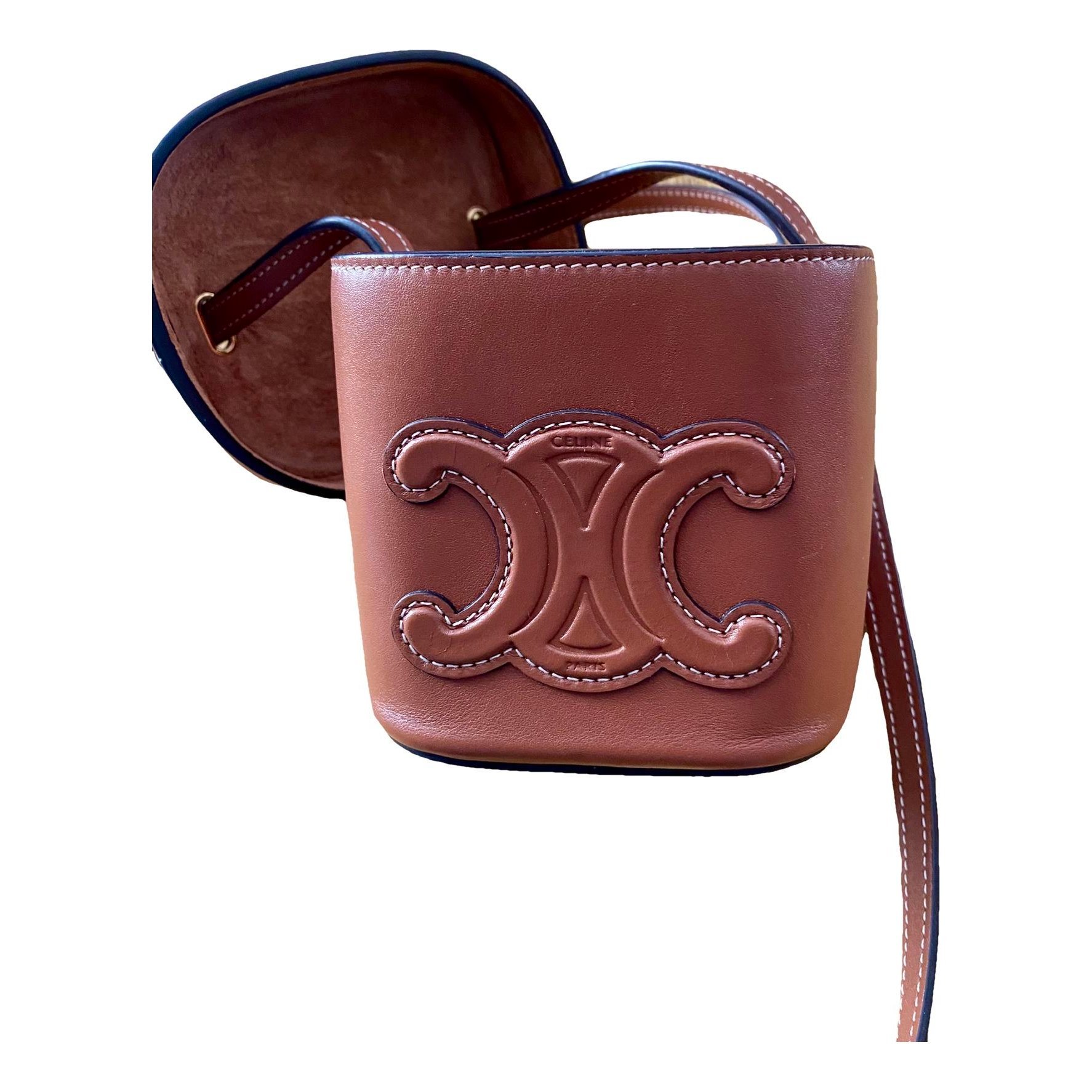 Leather handbag