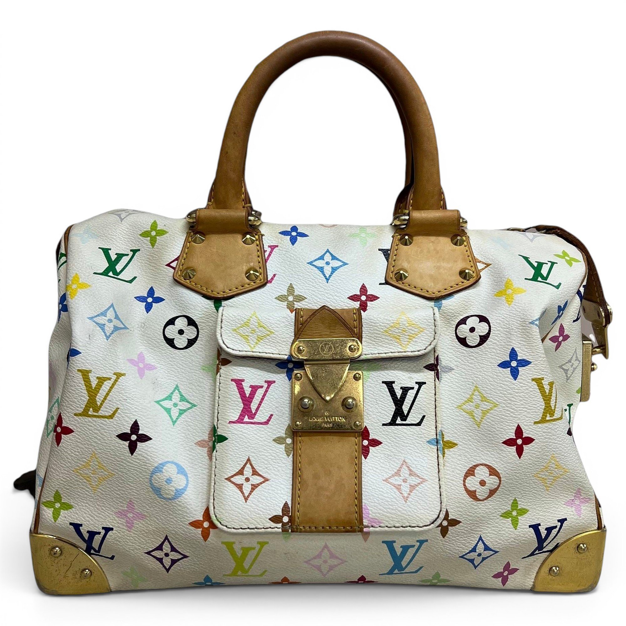Speedy leather handbag