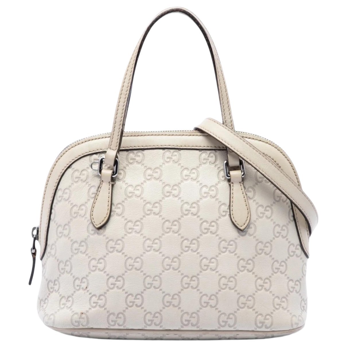 Dôme leather satchel