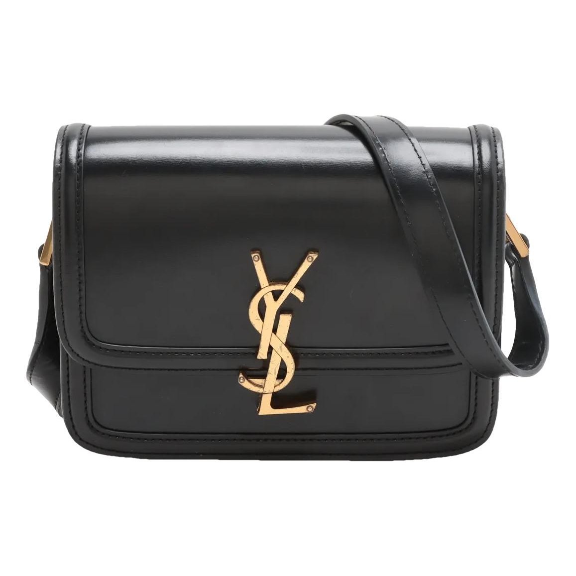 Solférino leather handbag