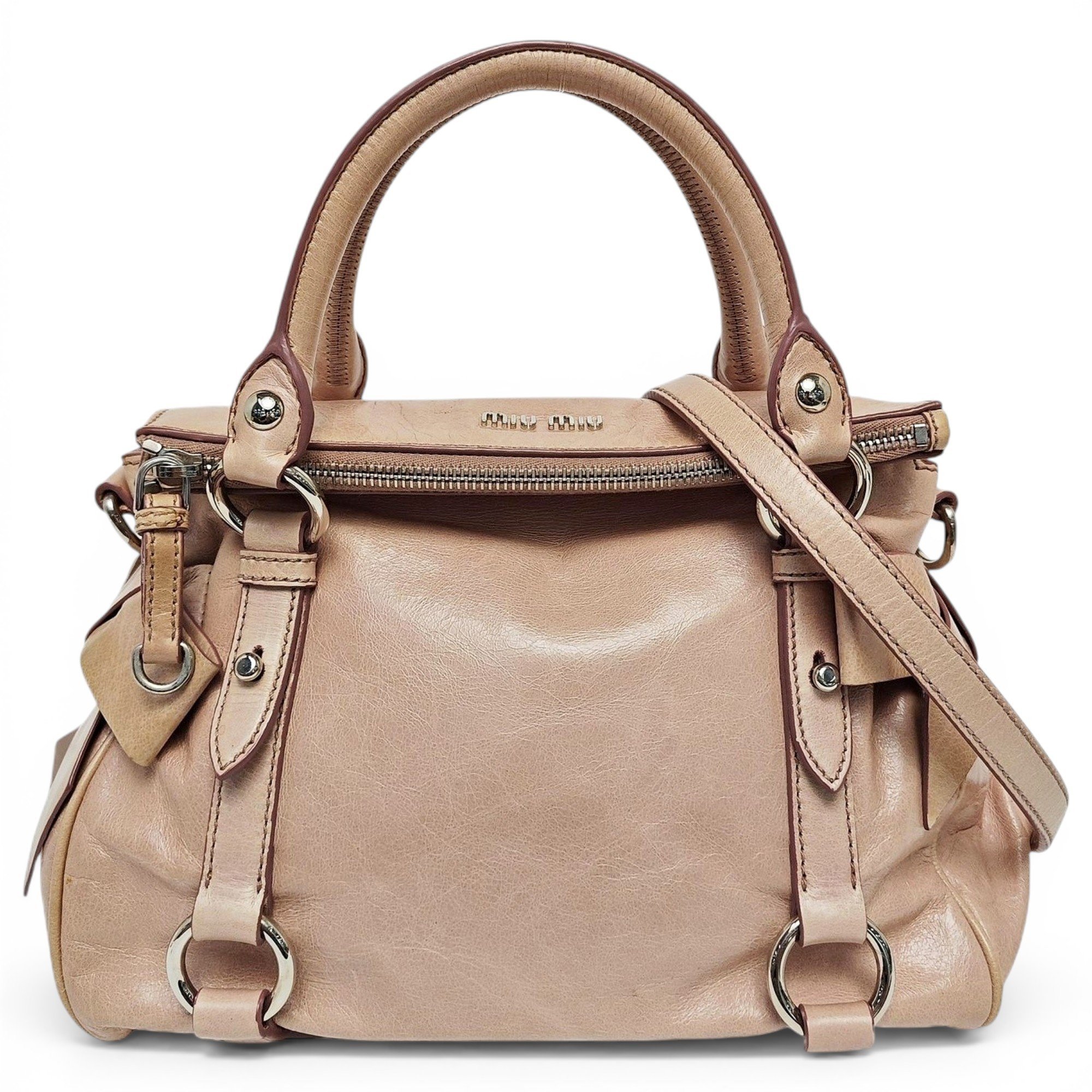 Vitello leather handbag