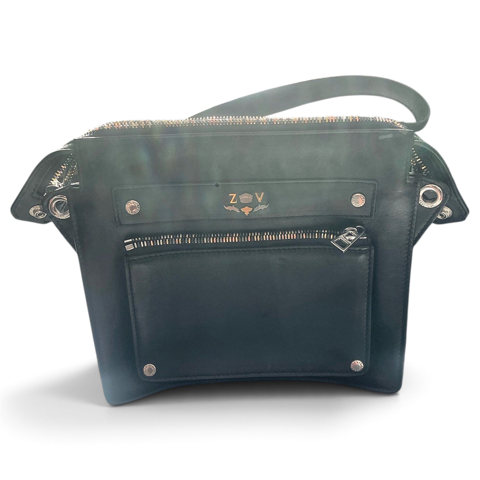 Leather handbag