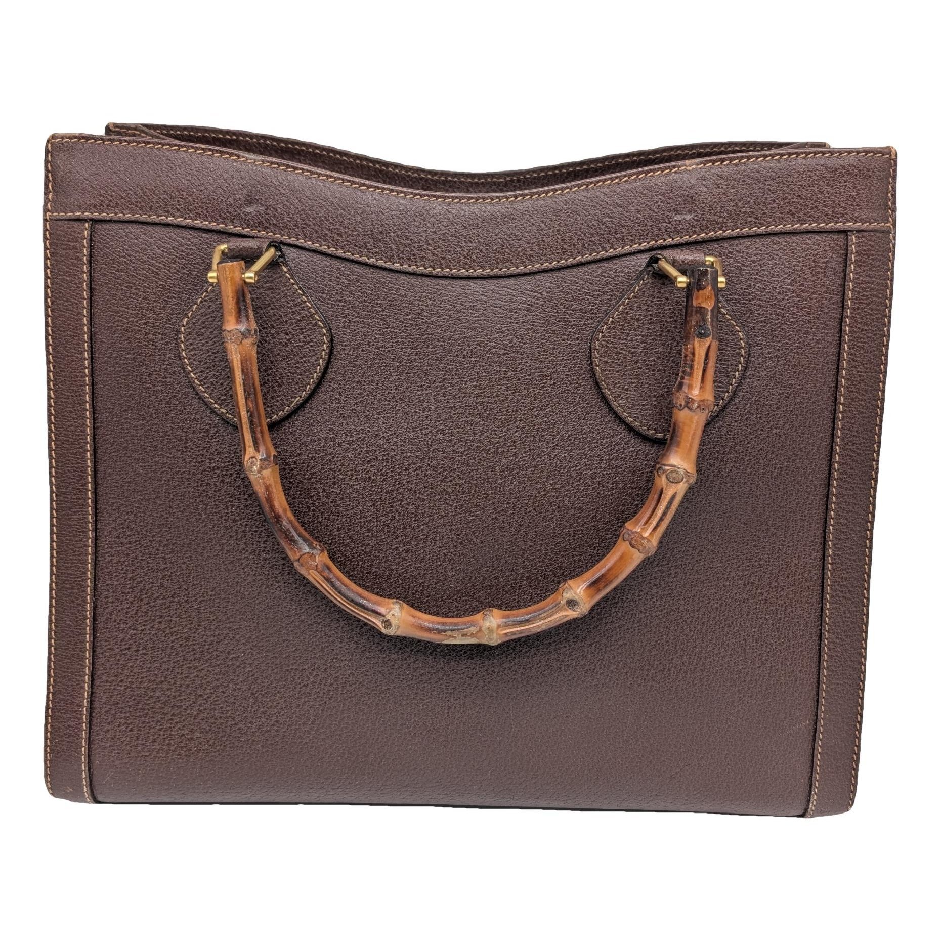 Diana Bamboo leather tote