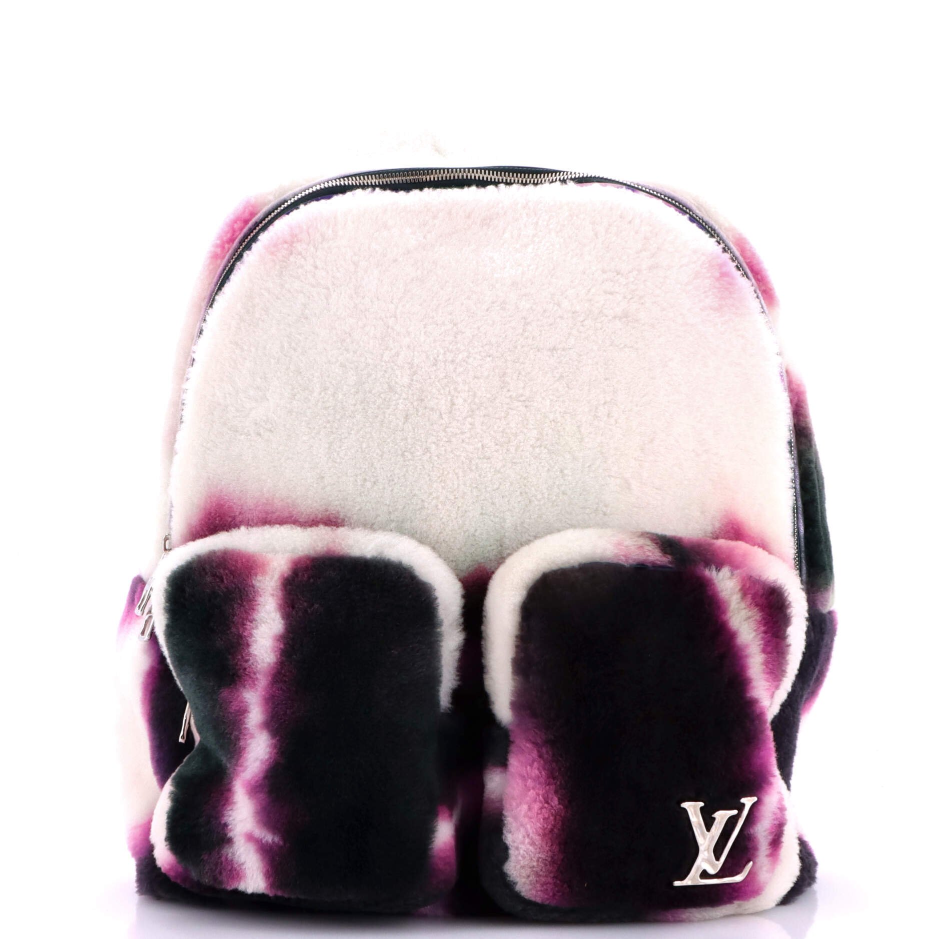 Multipocket Backpack Tie Dye Shearling