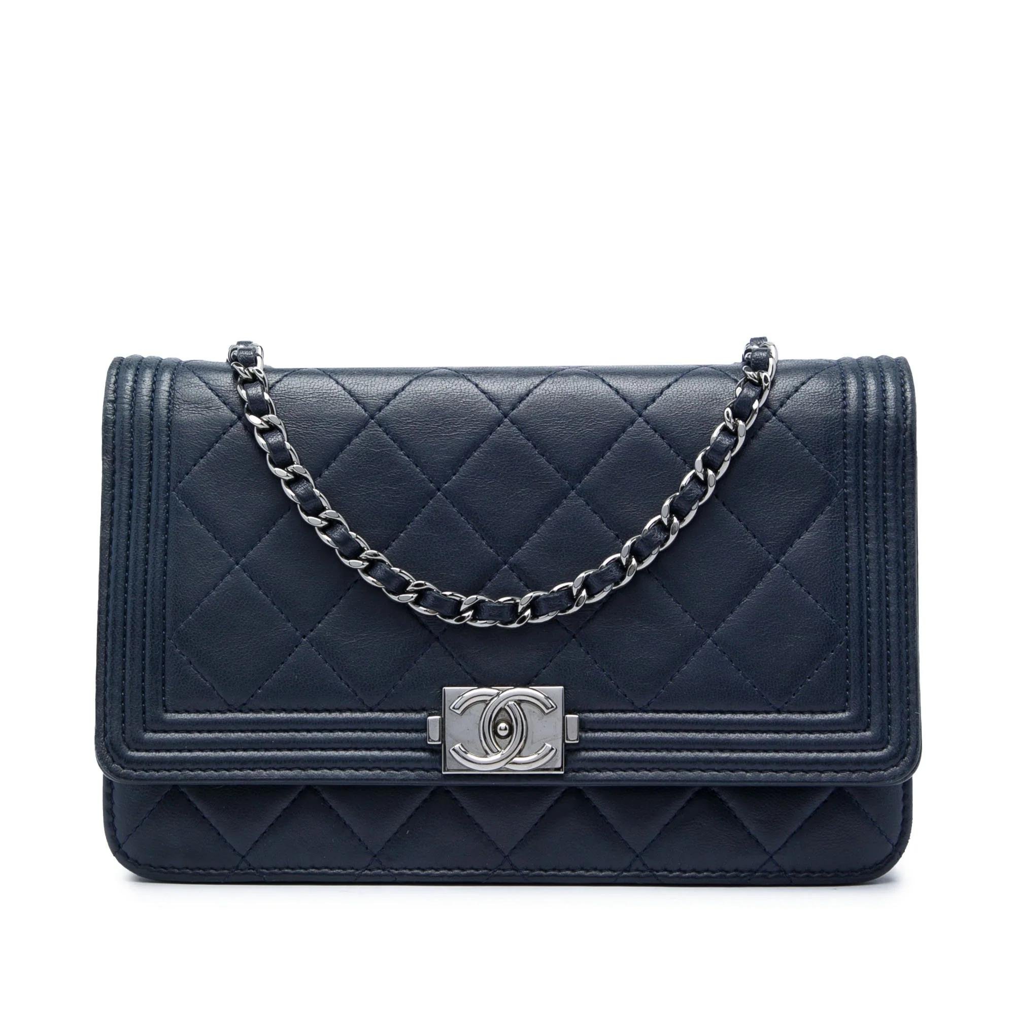 Wallet On Chain Timeless/Classique pony-style calfskin handbag