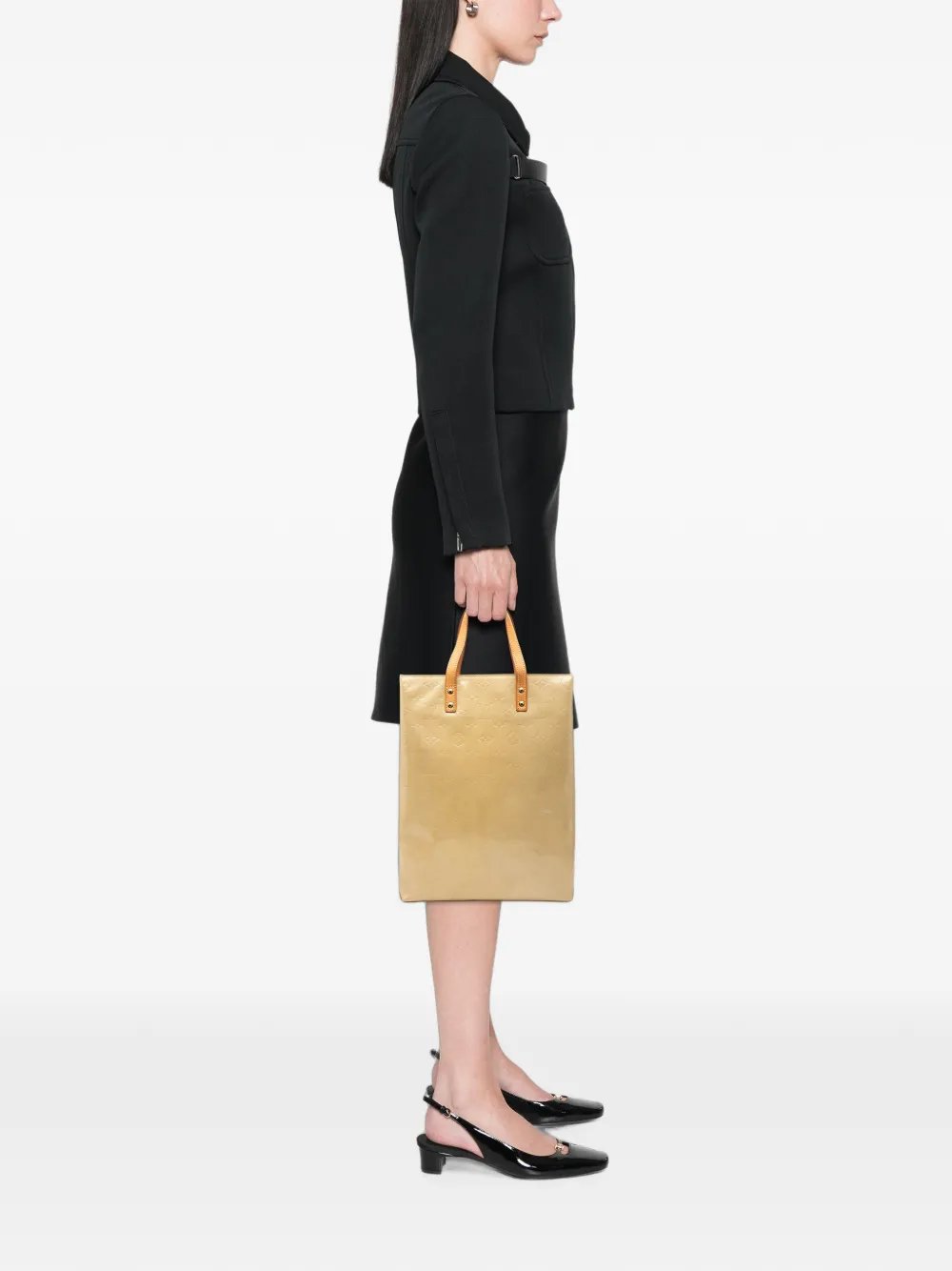 2002 Monogram Vernis Reade MM tote bag