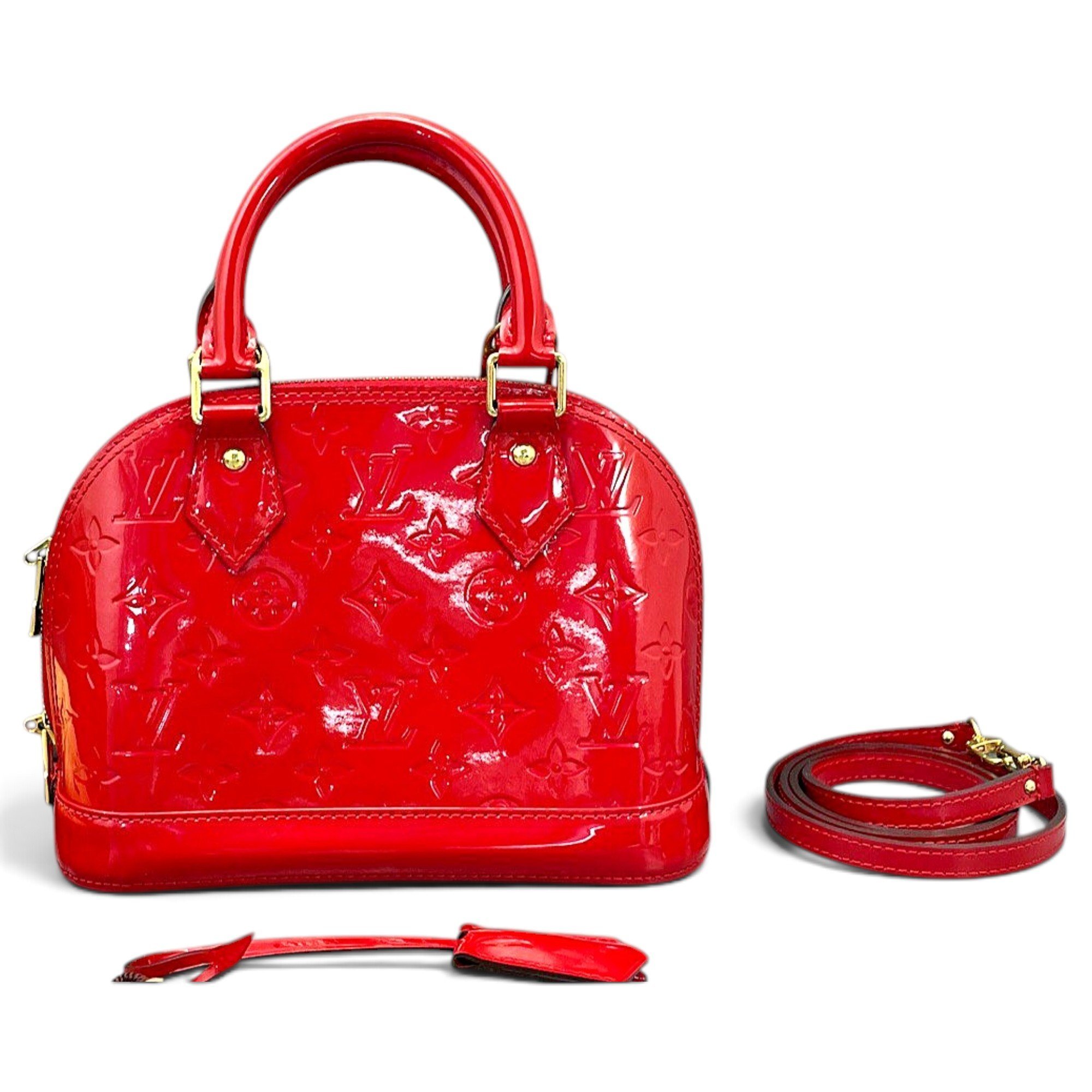 Alma patent leather handbag
