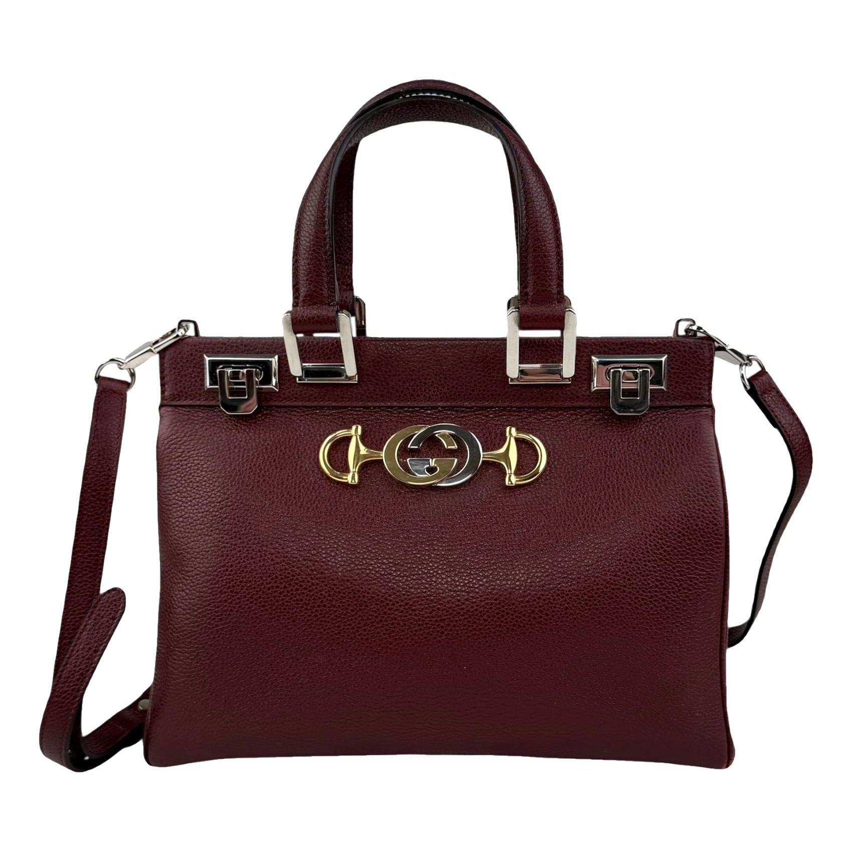 Zumi leather handbag