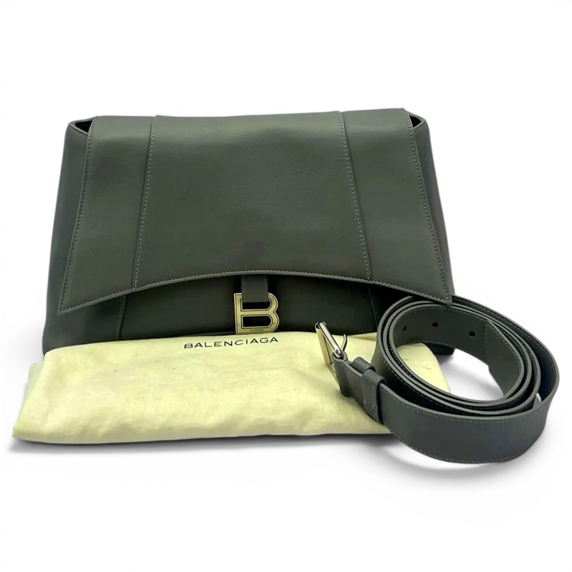 Balenciaga Hourglass leather crossbody bag