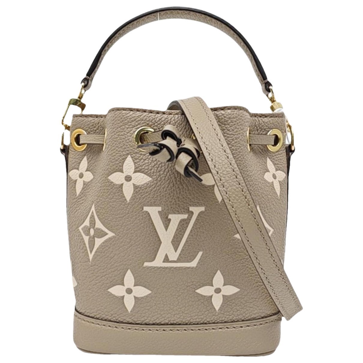 Nano Noé leather crossbody bag