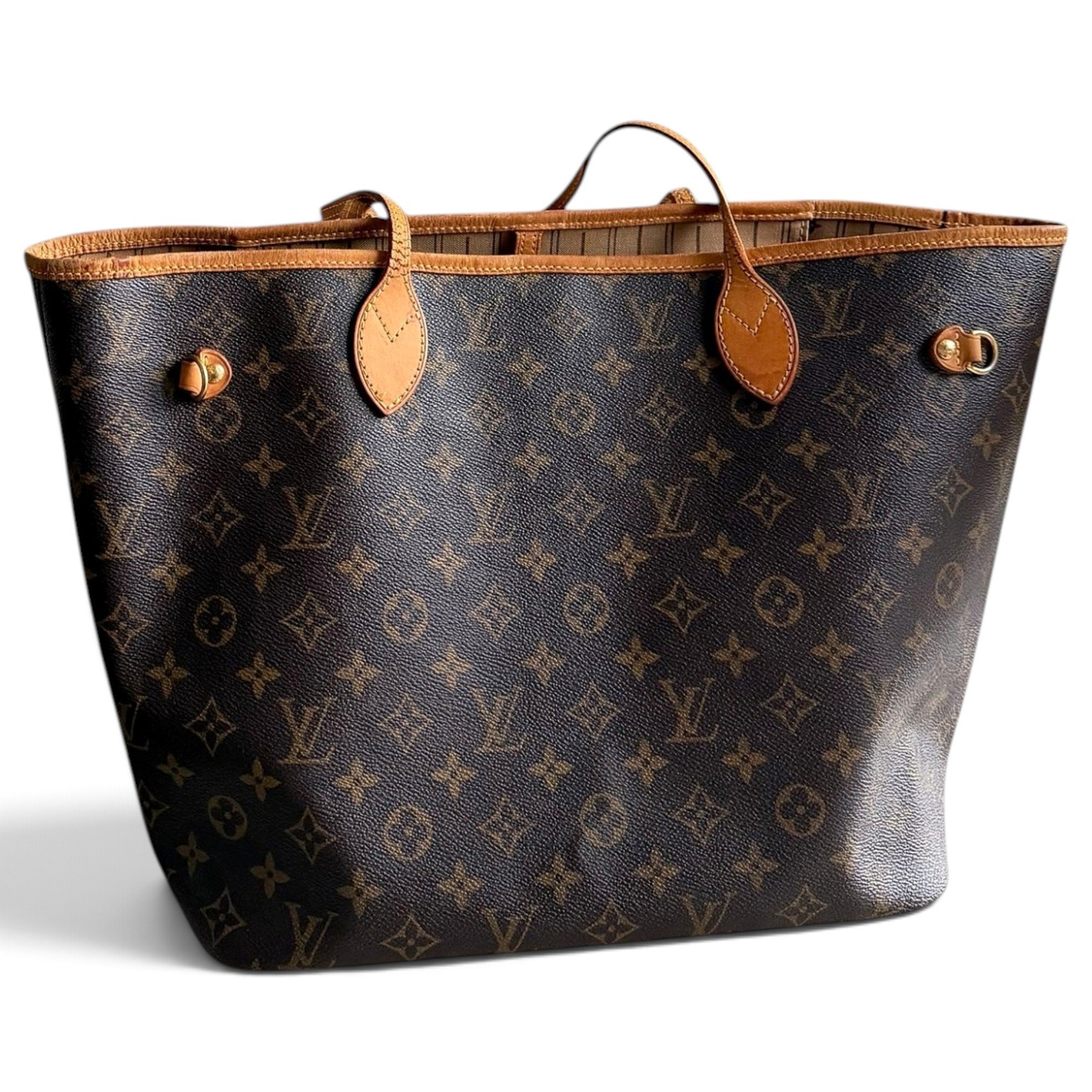 Neverfull leather tote