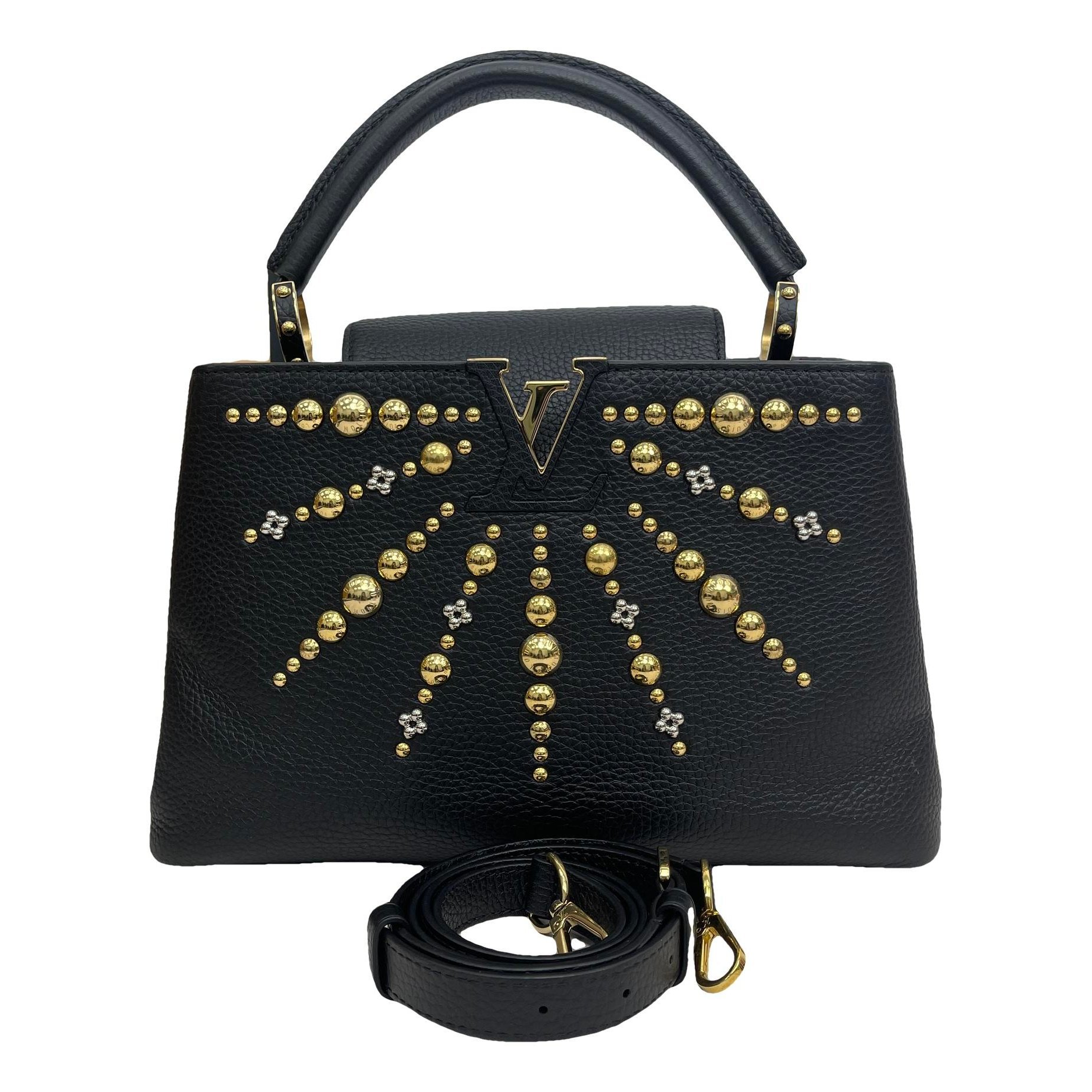 Capucines leather handbag