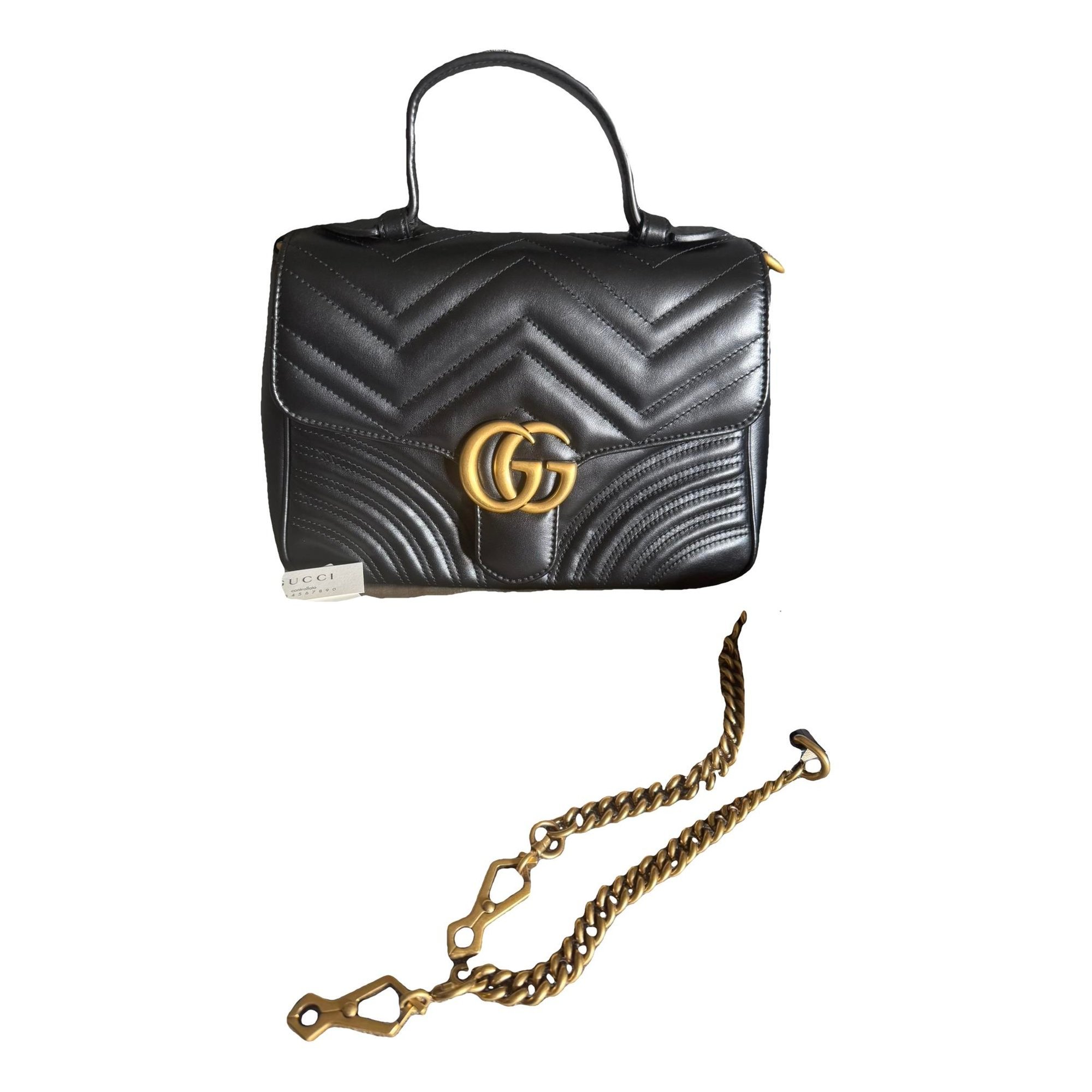 GG Marmont Flap leather handbag