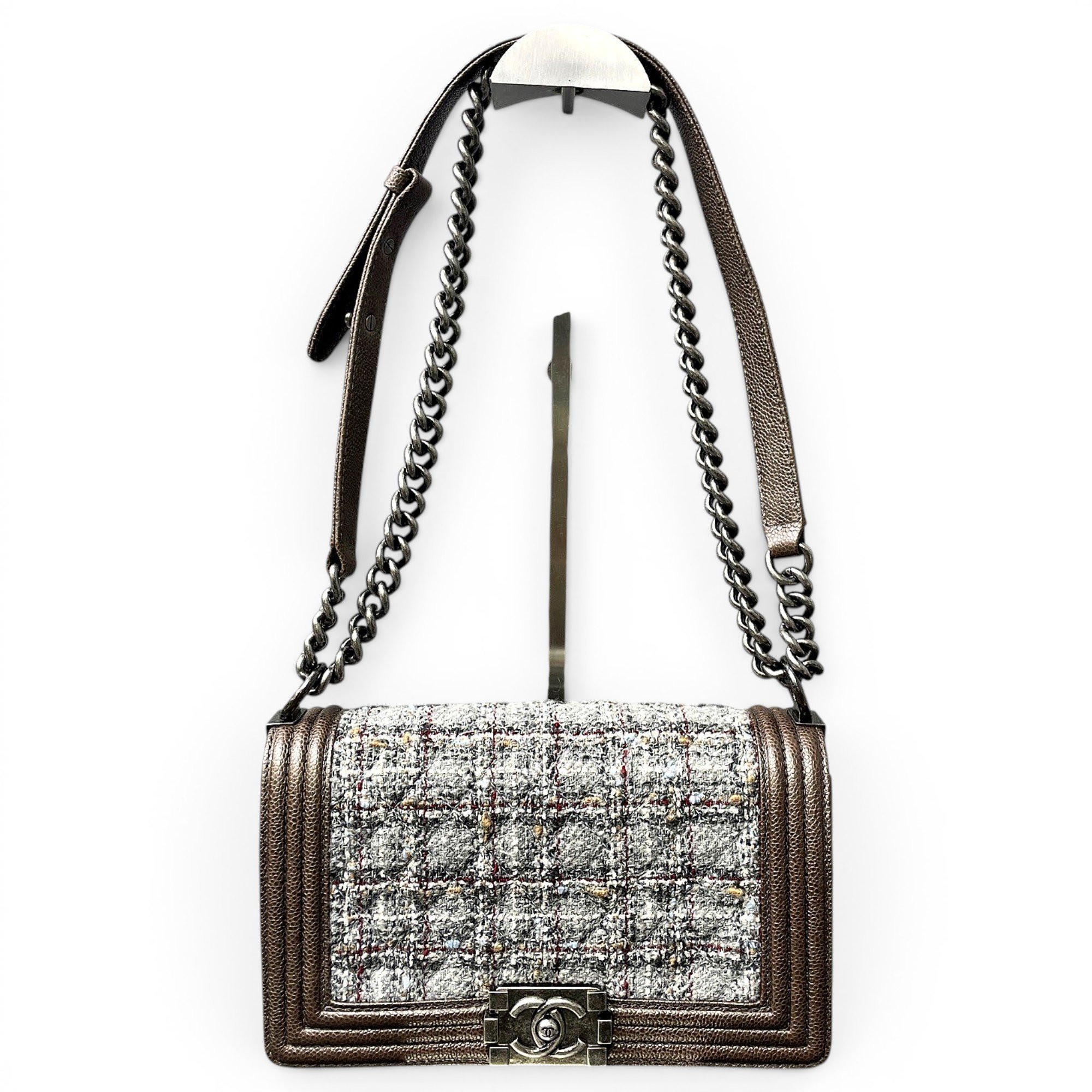Boy leather crossbody bag