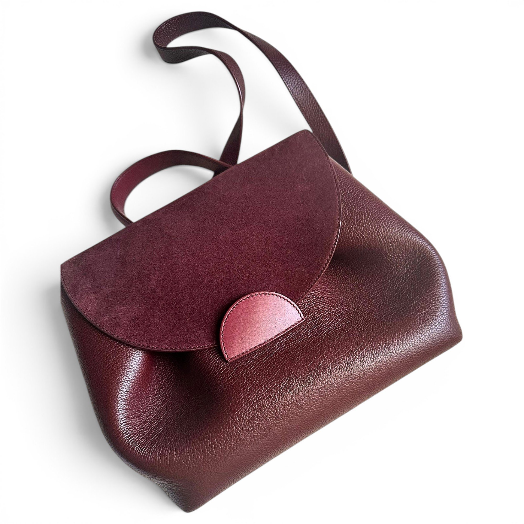 Polene Numéro un leather crossbody bag
