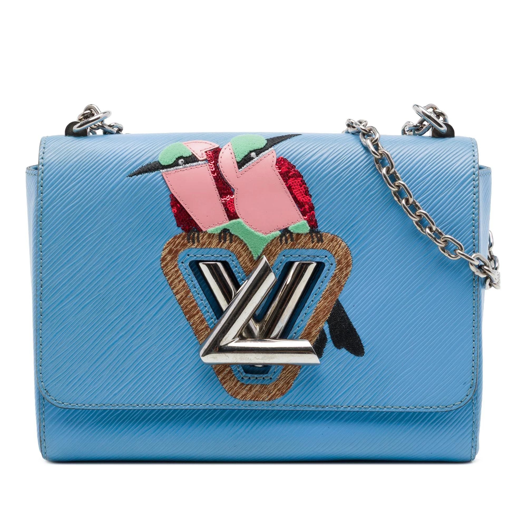 Twist leather handbag