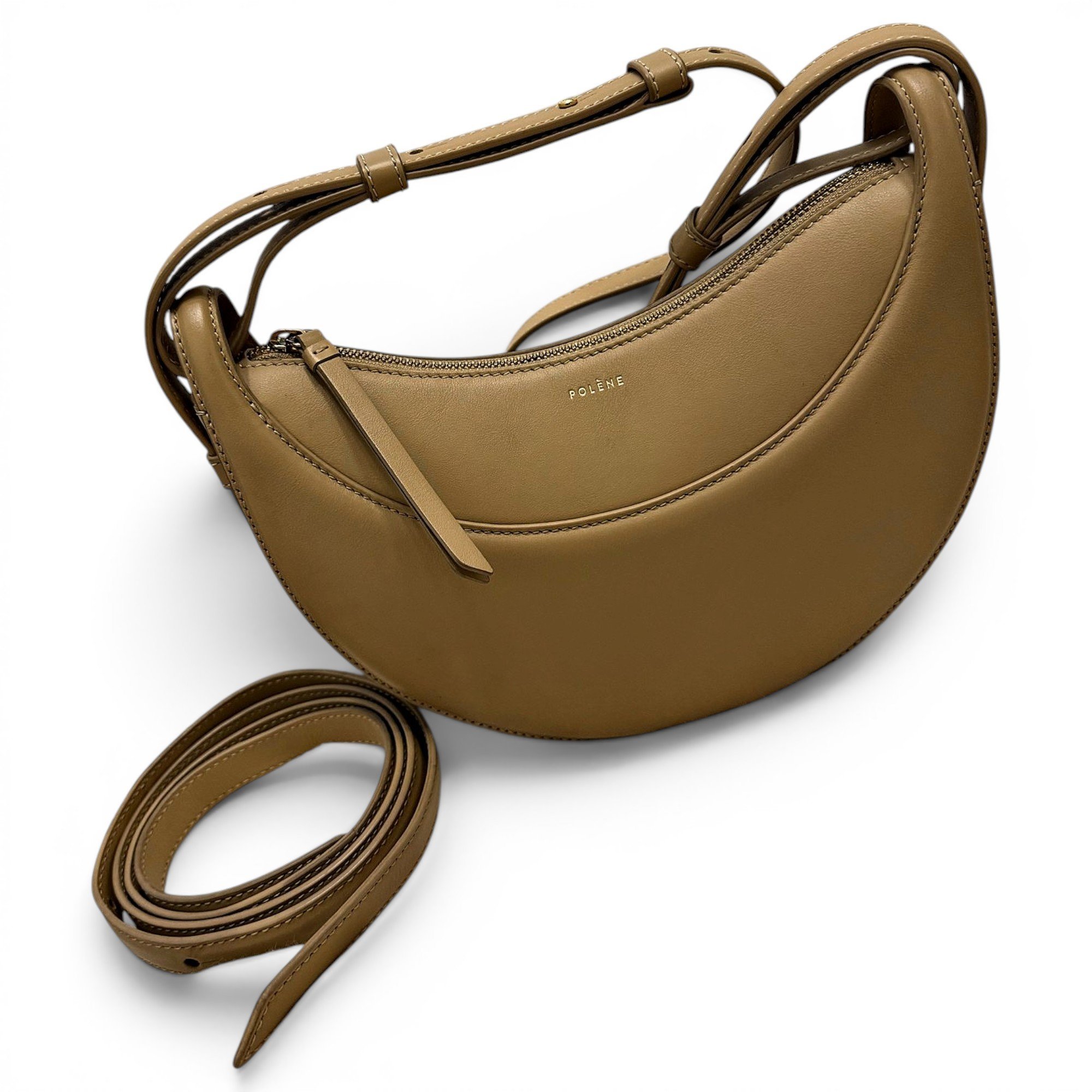 Numéro Dix leather crossbody bag