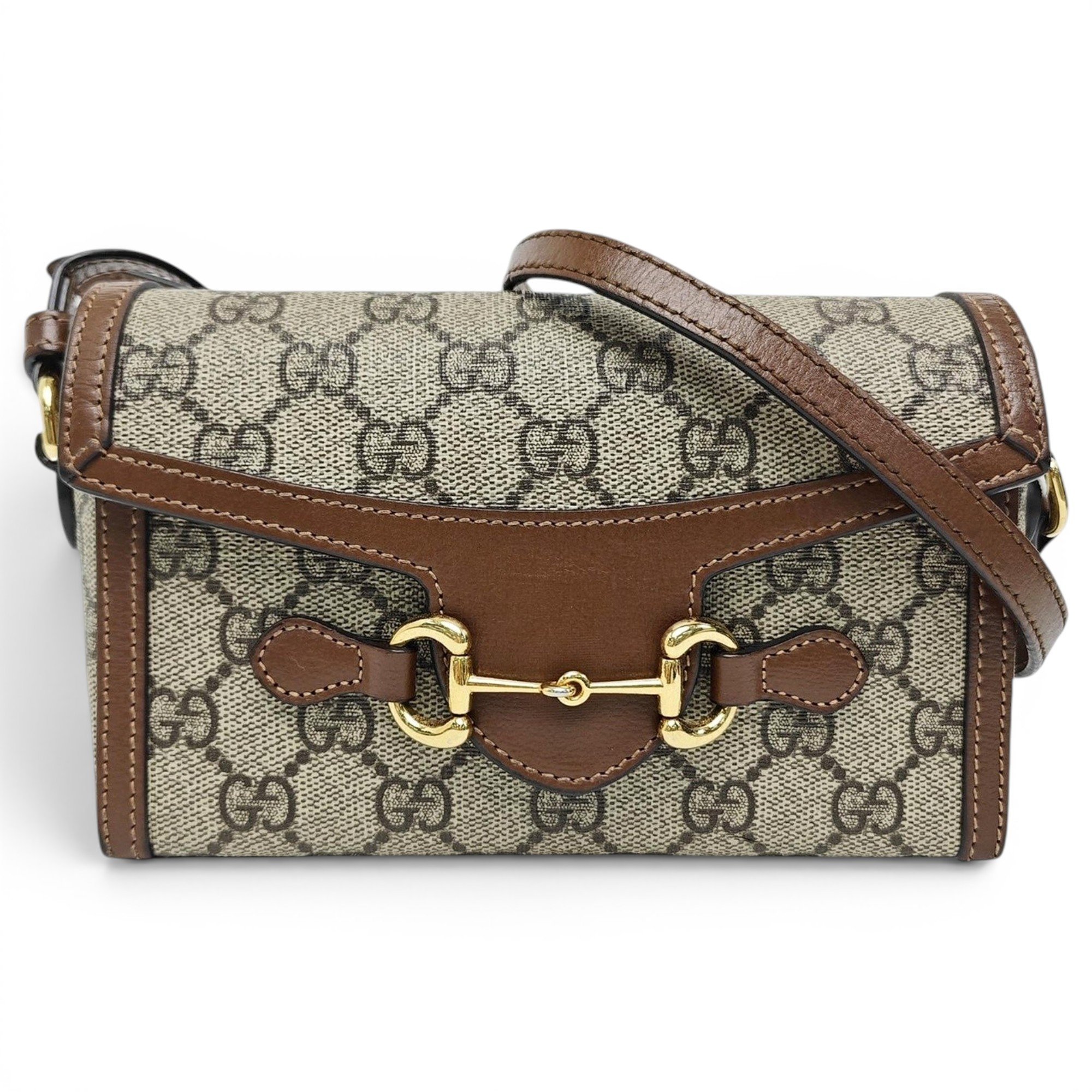 Handle Horsebit 1955 leather handbag